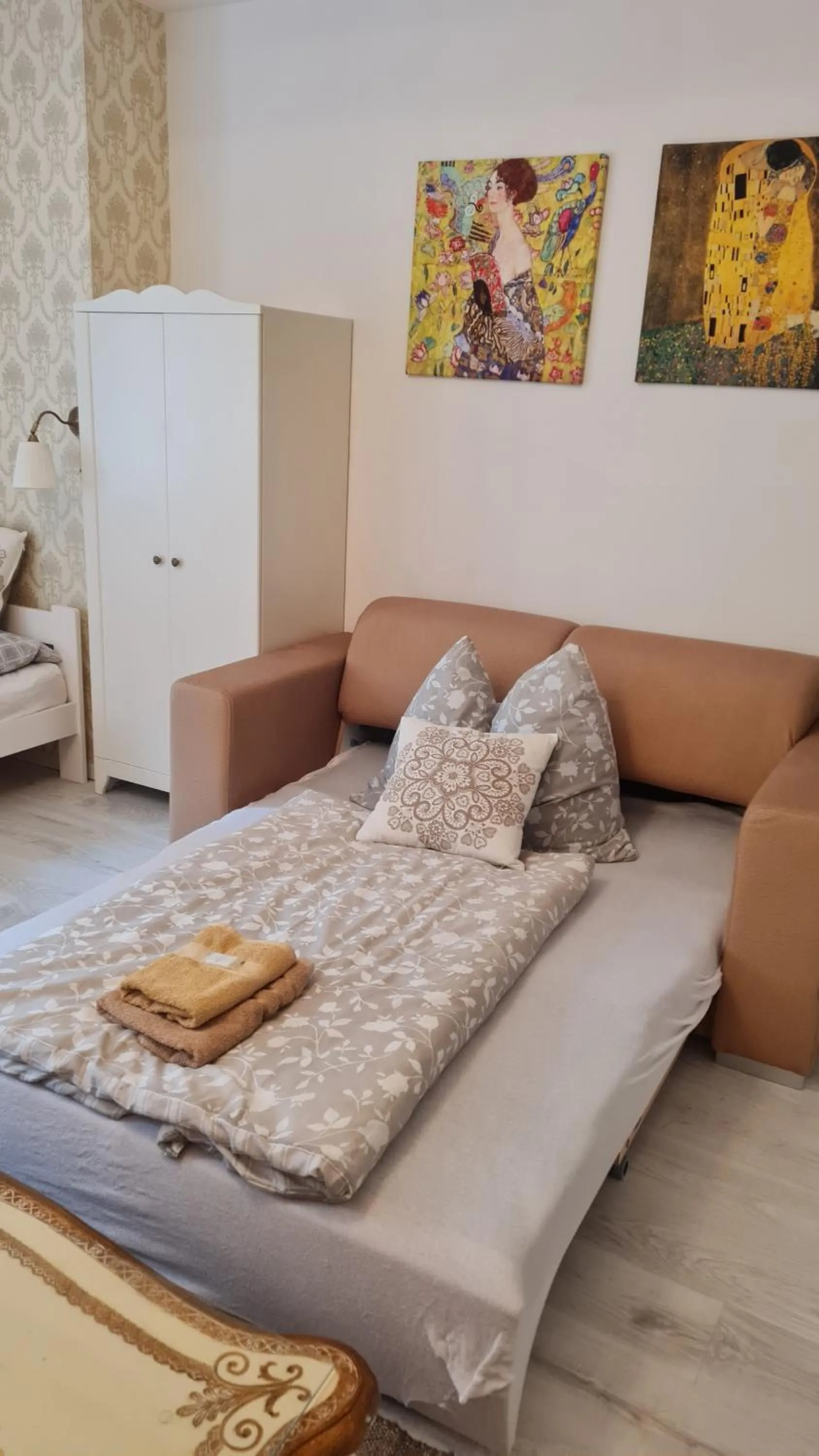 Bed in Studio near Congress Centre II.