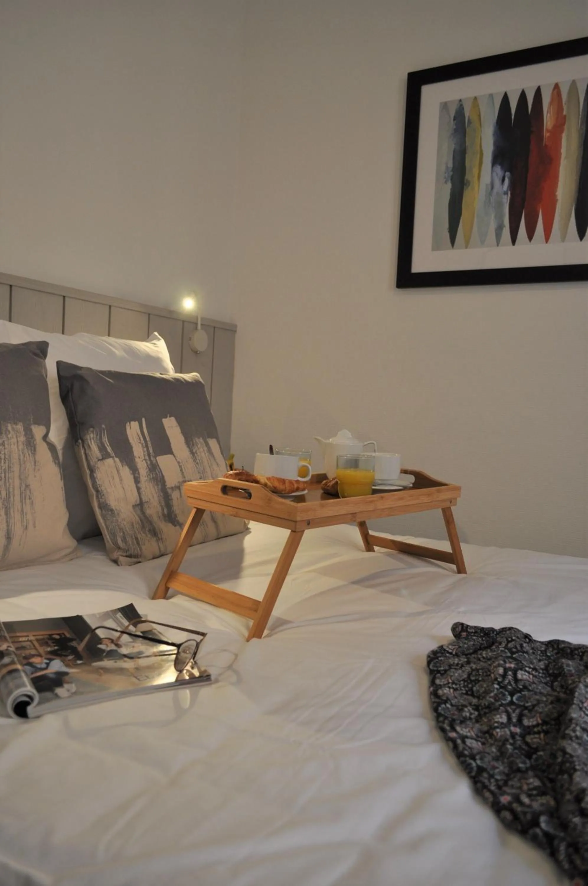 Bed in Hôtel de la Mer
