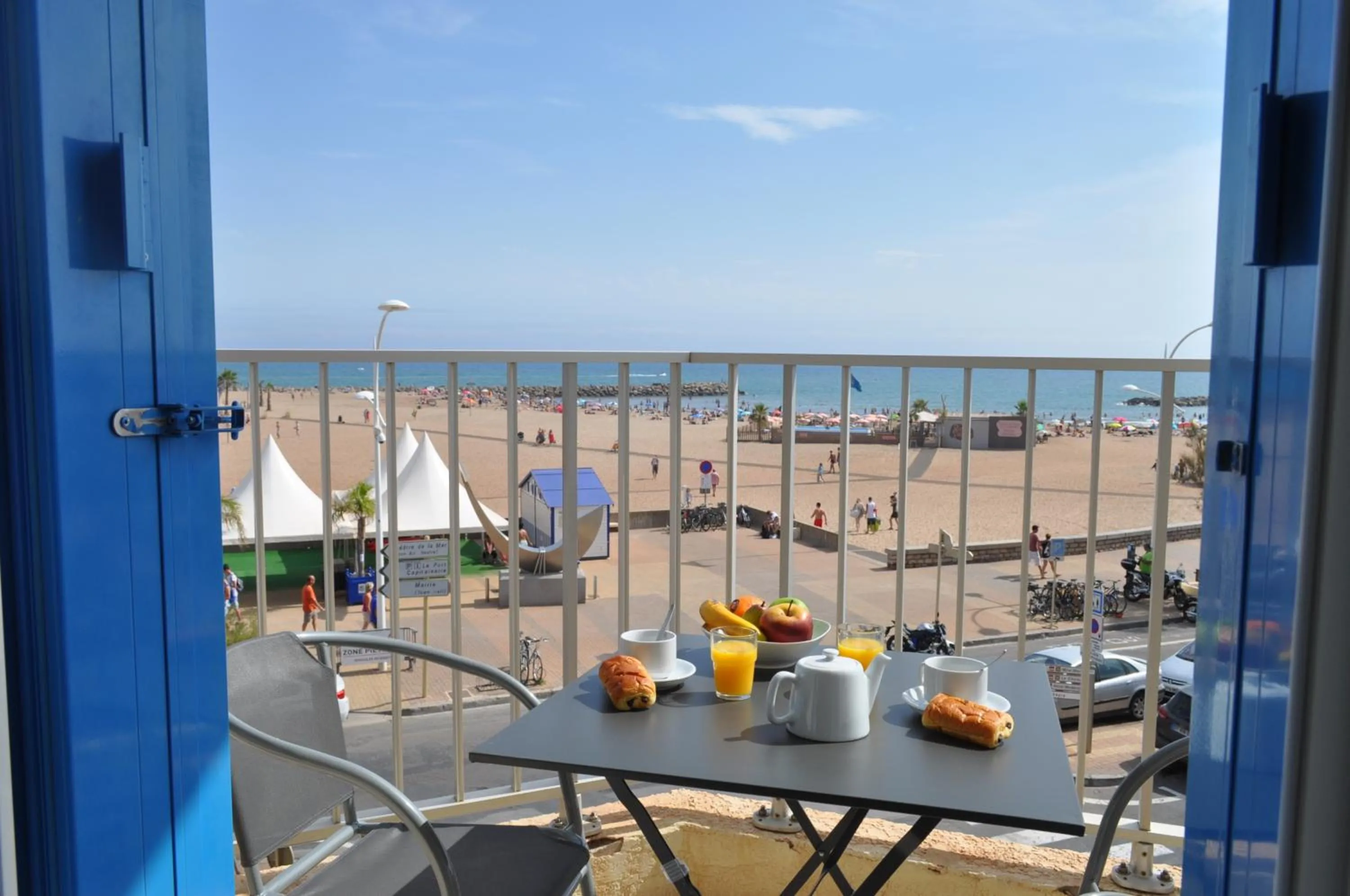 Balcony/Terrace in Hôtel de la Mer