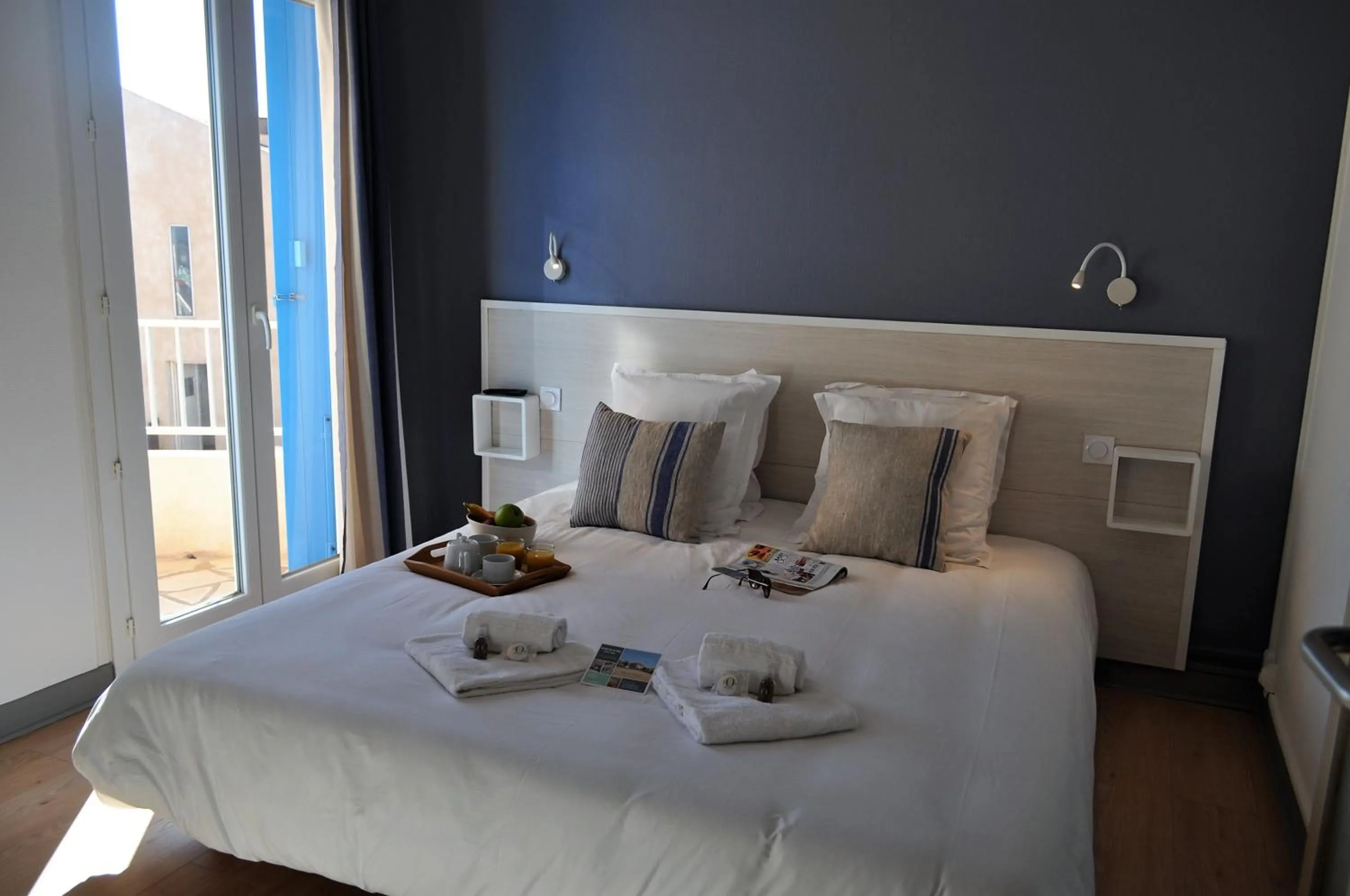 Bed in Hôtel de la Mer