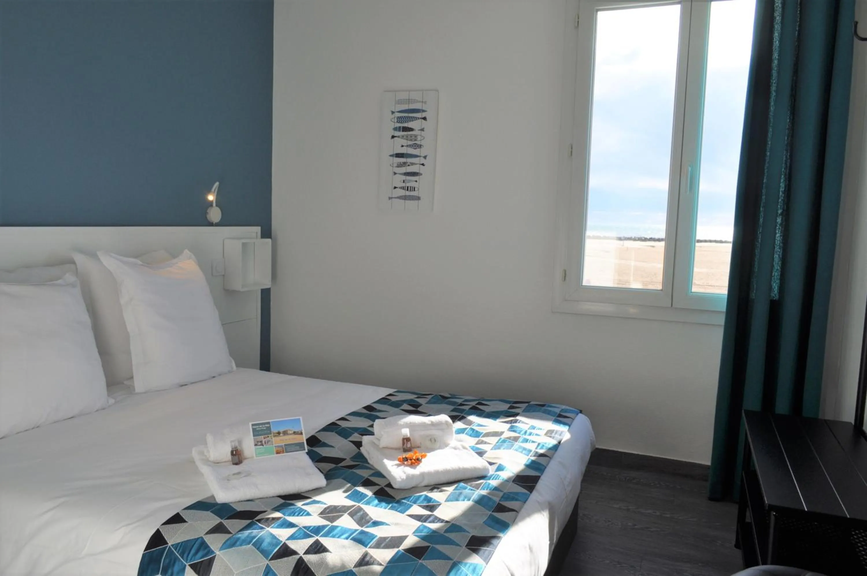 Bed in Hôtel de la Mer