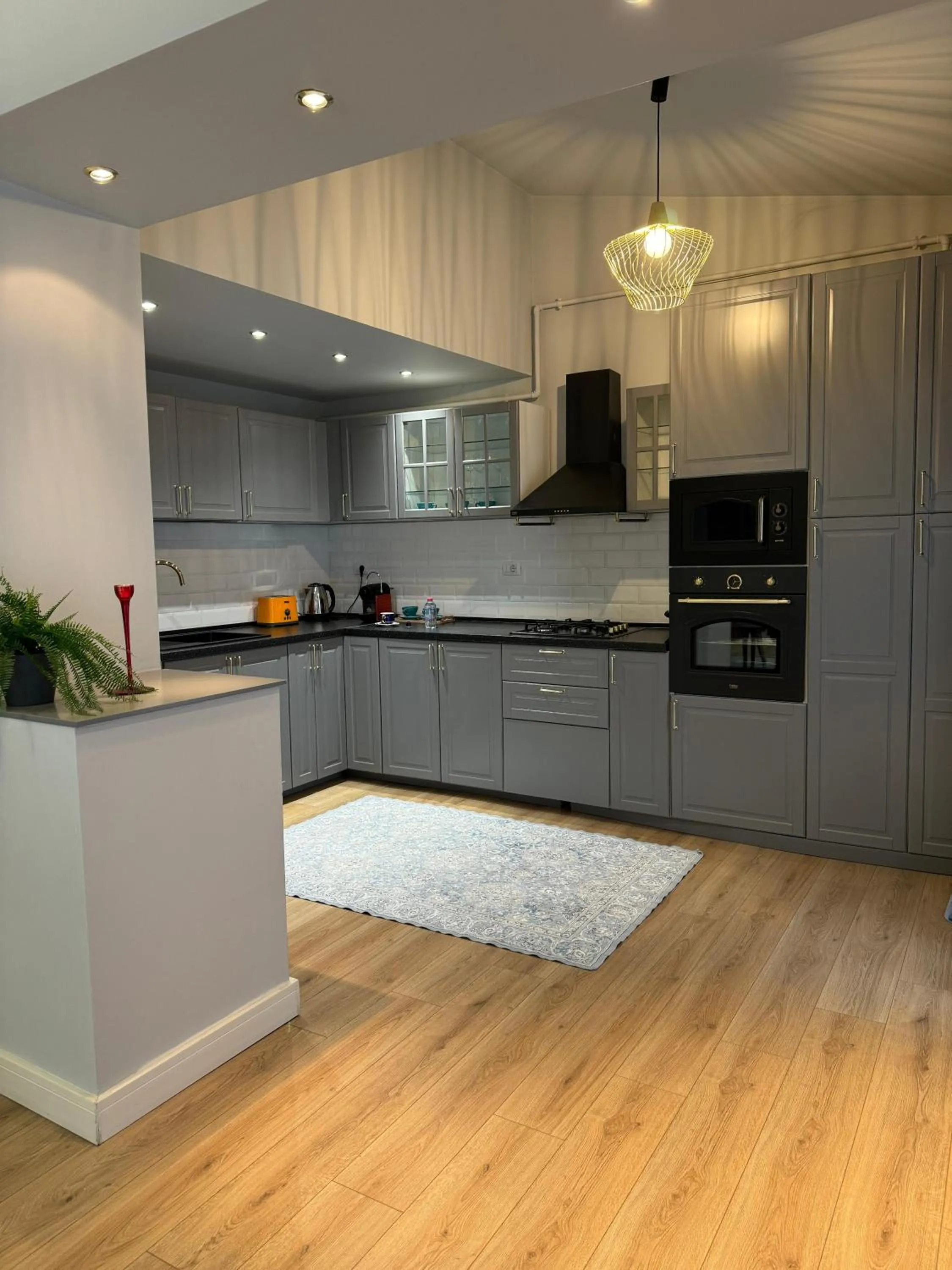 Kitchen or kitchenette in Phoenicia Suites Baneasa