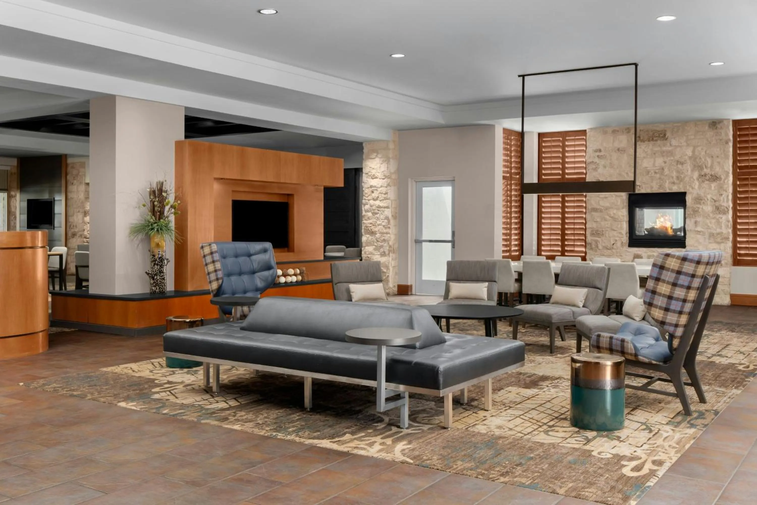 Lobby or reception in Residence Inn by Marriott San Antonio Six Flags at The RIM