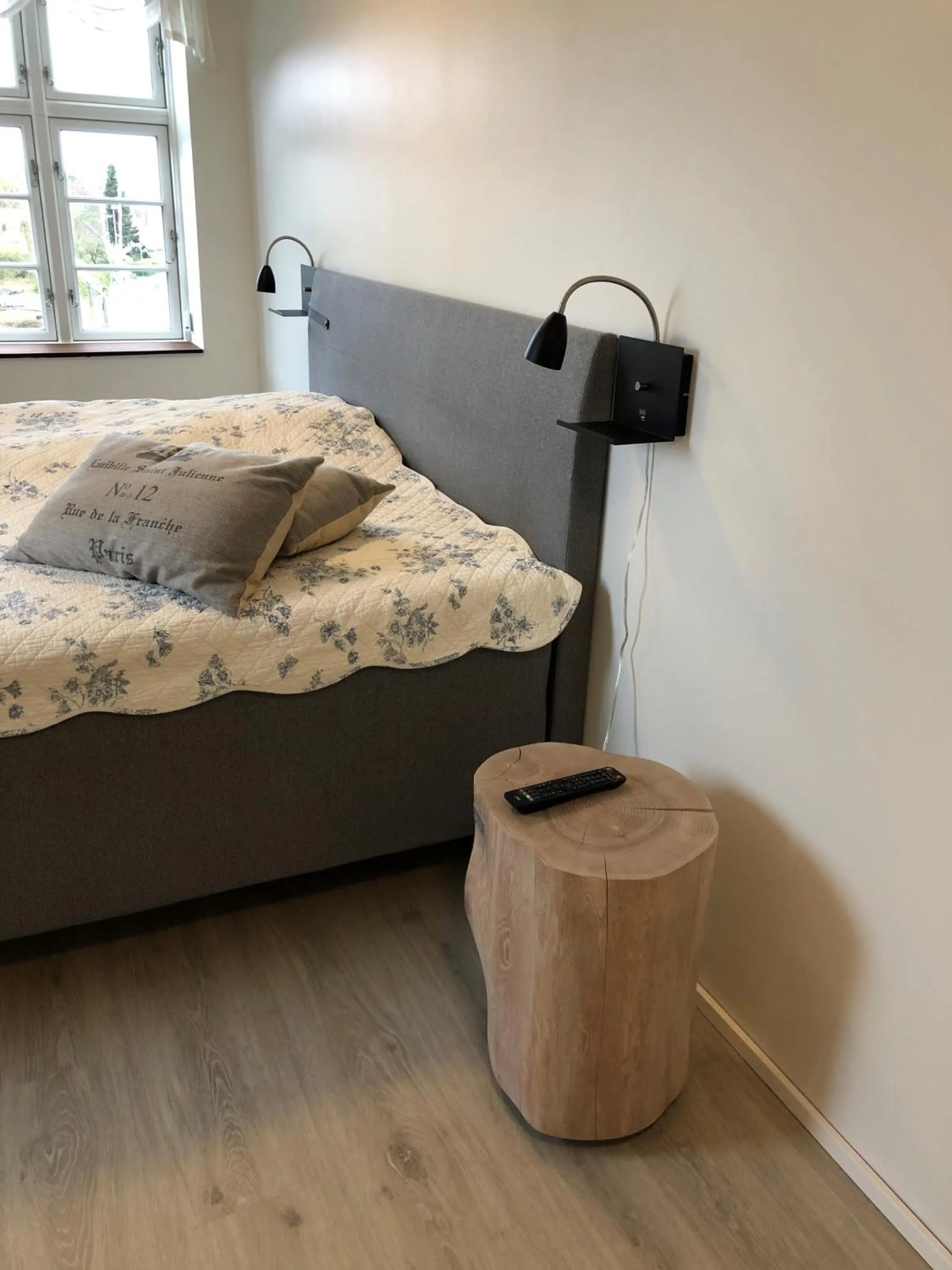 Bed in Hotel Højslev Kro