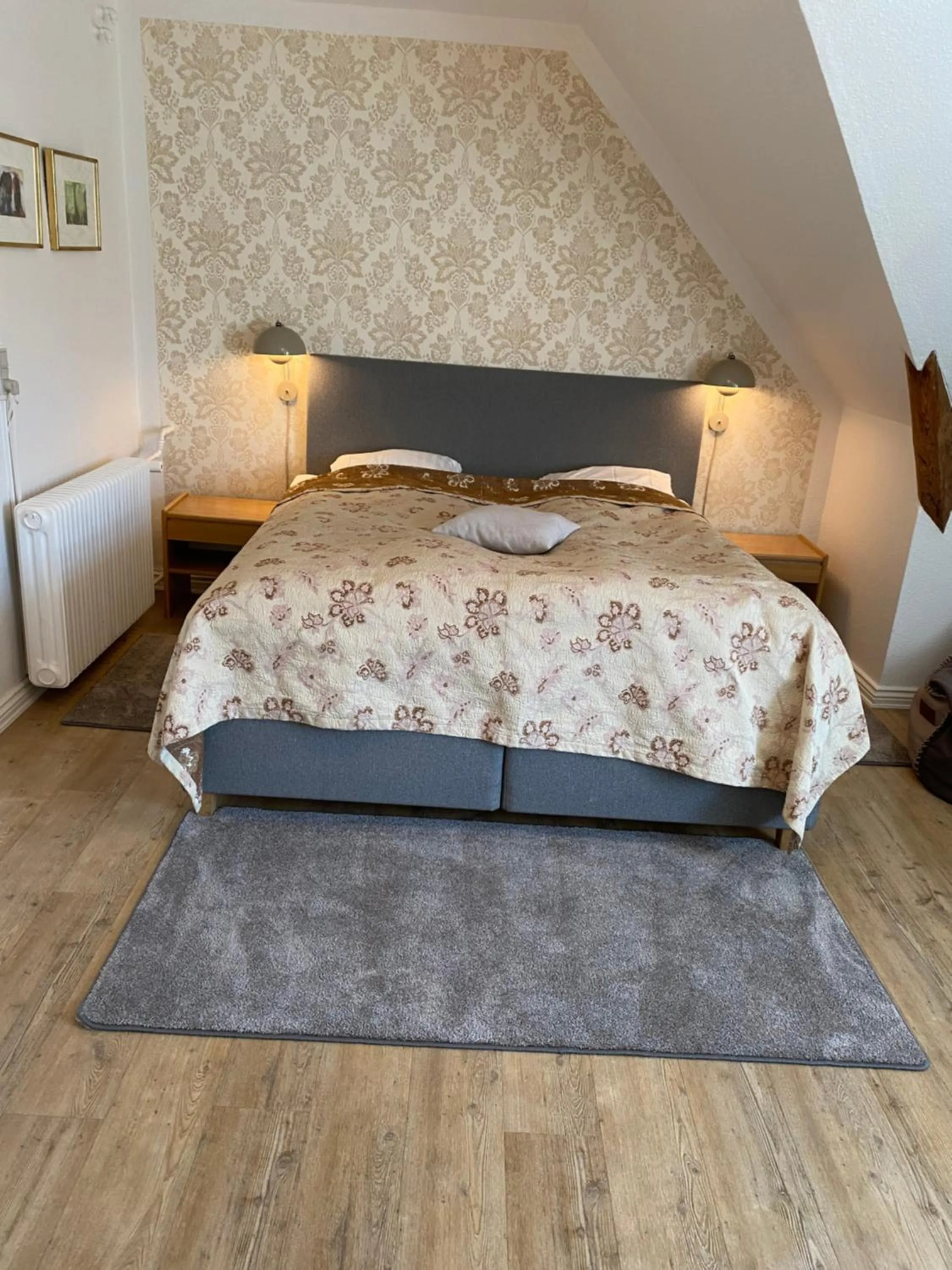 Bed in Hotel Højslev Kro