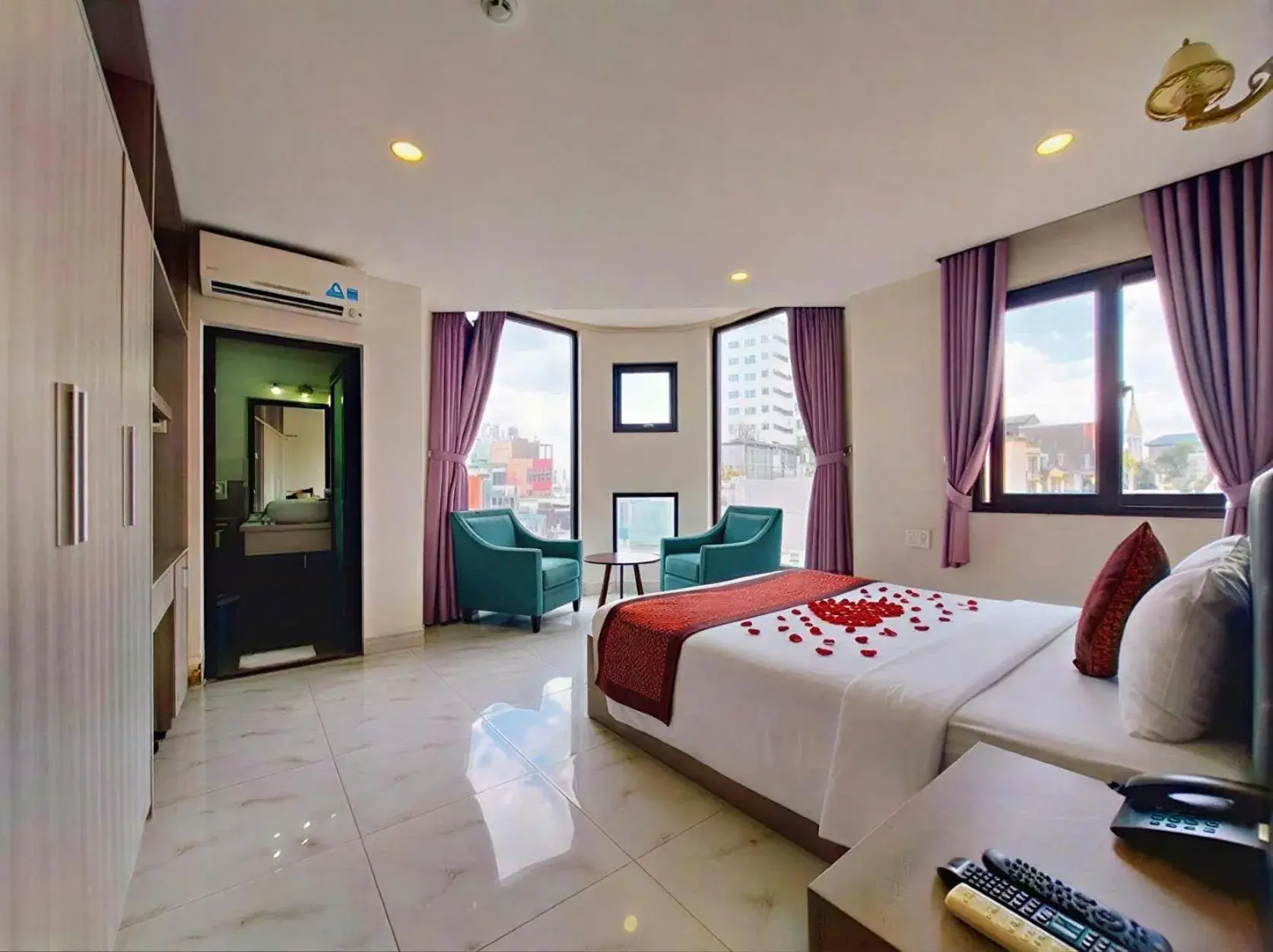 Bed in Green Star Hotel Bed in Green Star Hotel