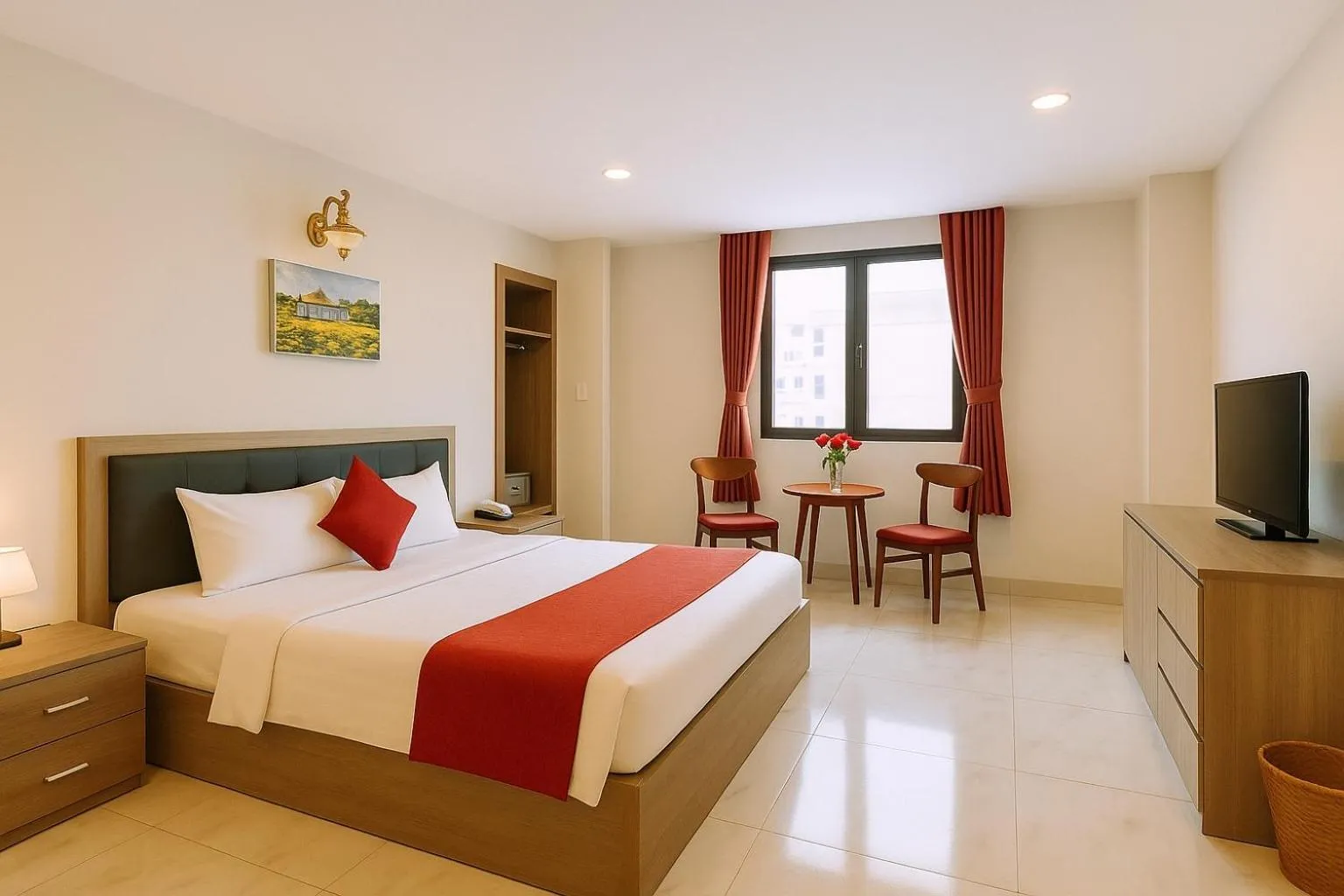 Bed in Green Star Hotel