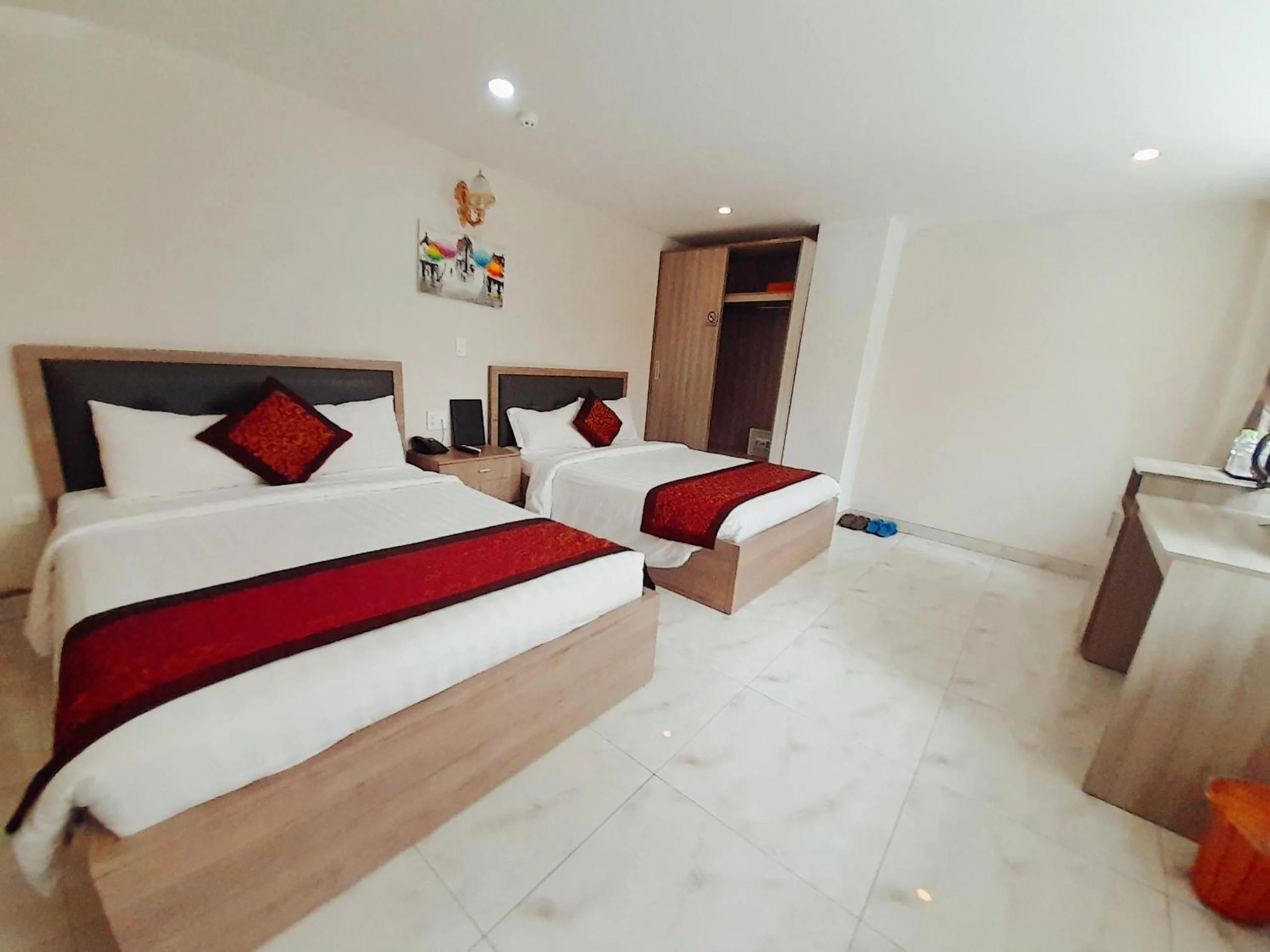 Bed in Green Star Hotel