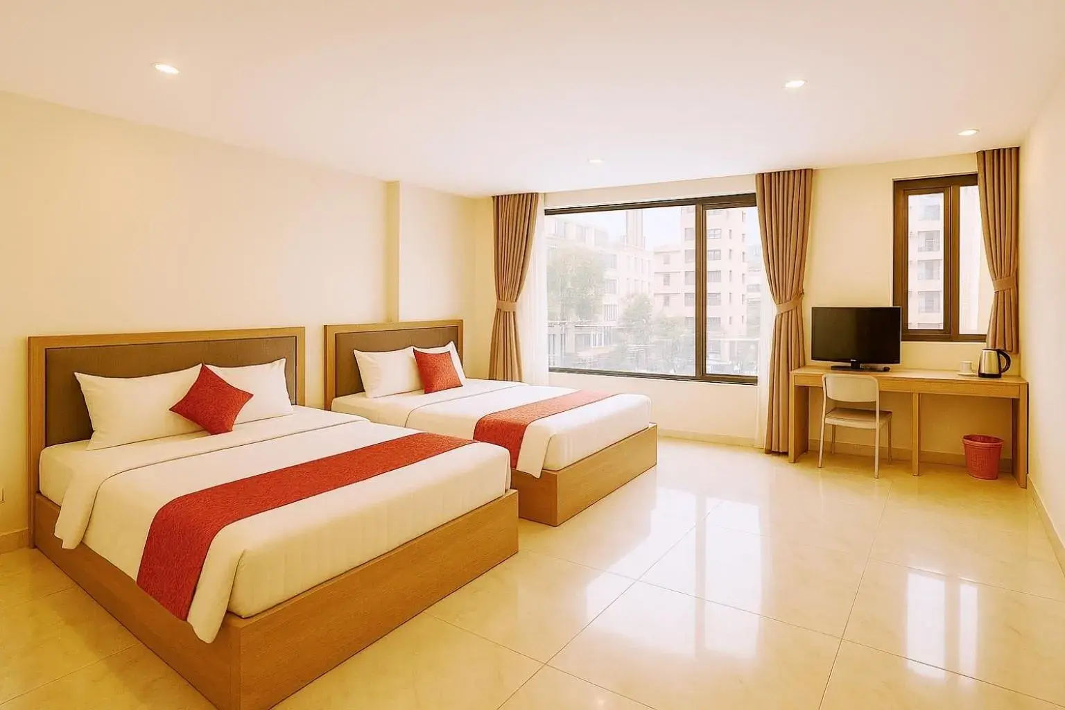 Bed in Green Star Hotel Bed in Green Star Hotel