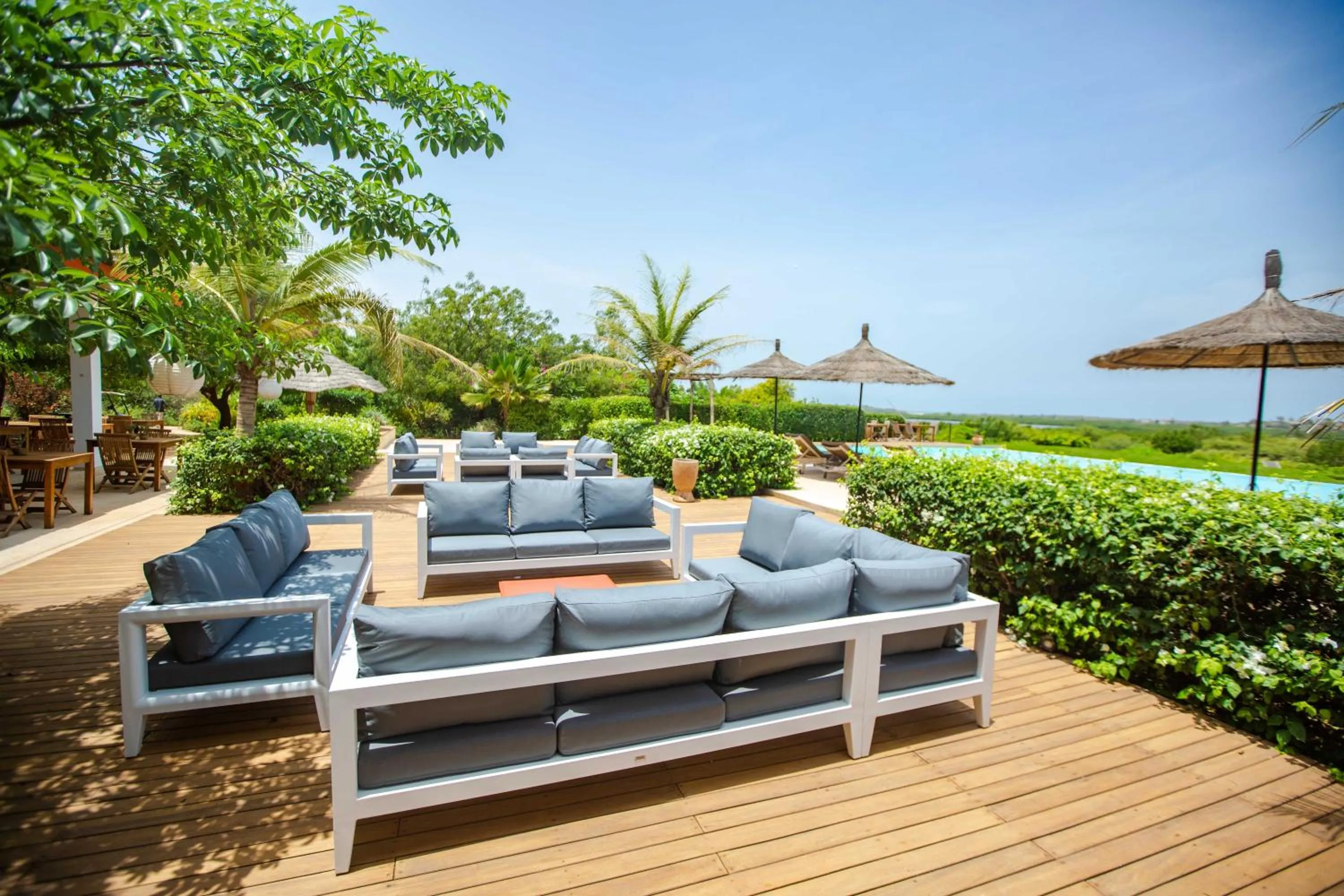 Patio in Les Manguiers de Guereo