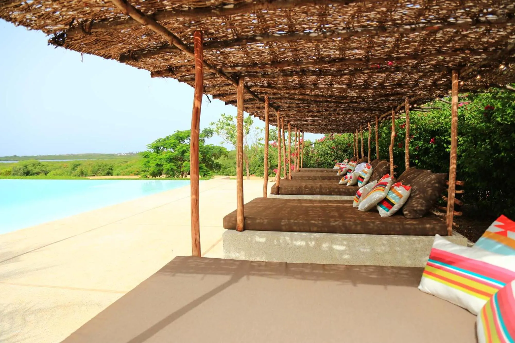 Swimming pool in Les Manguiers de Guereo