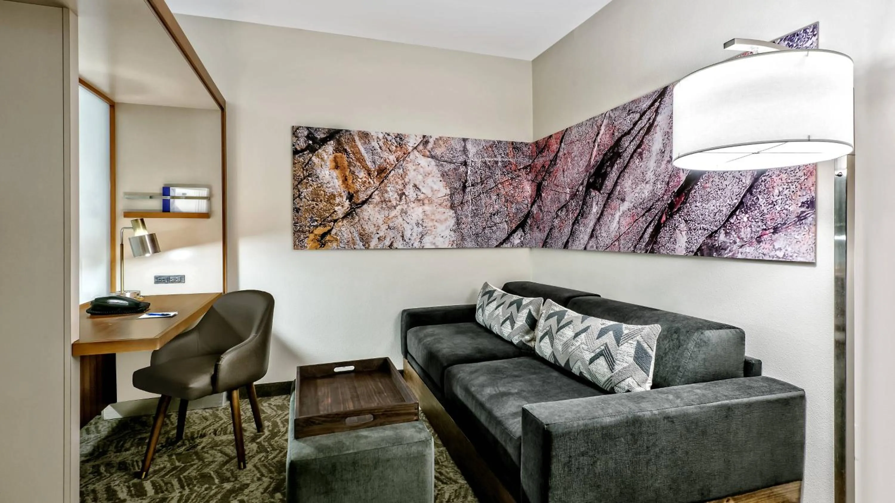 Living room in SpringHill Suites by Marriott San Antonio SeaWorld®/Lackland