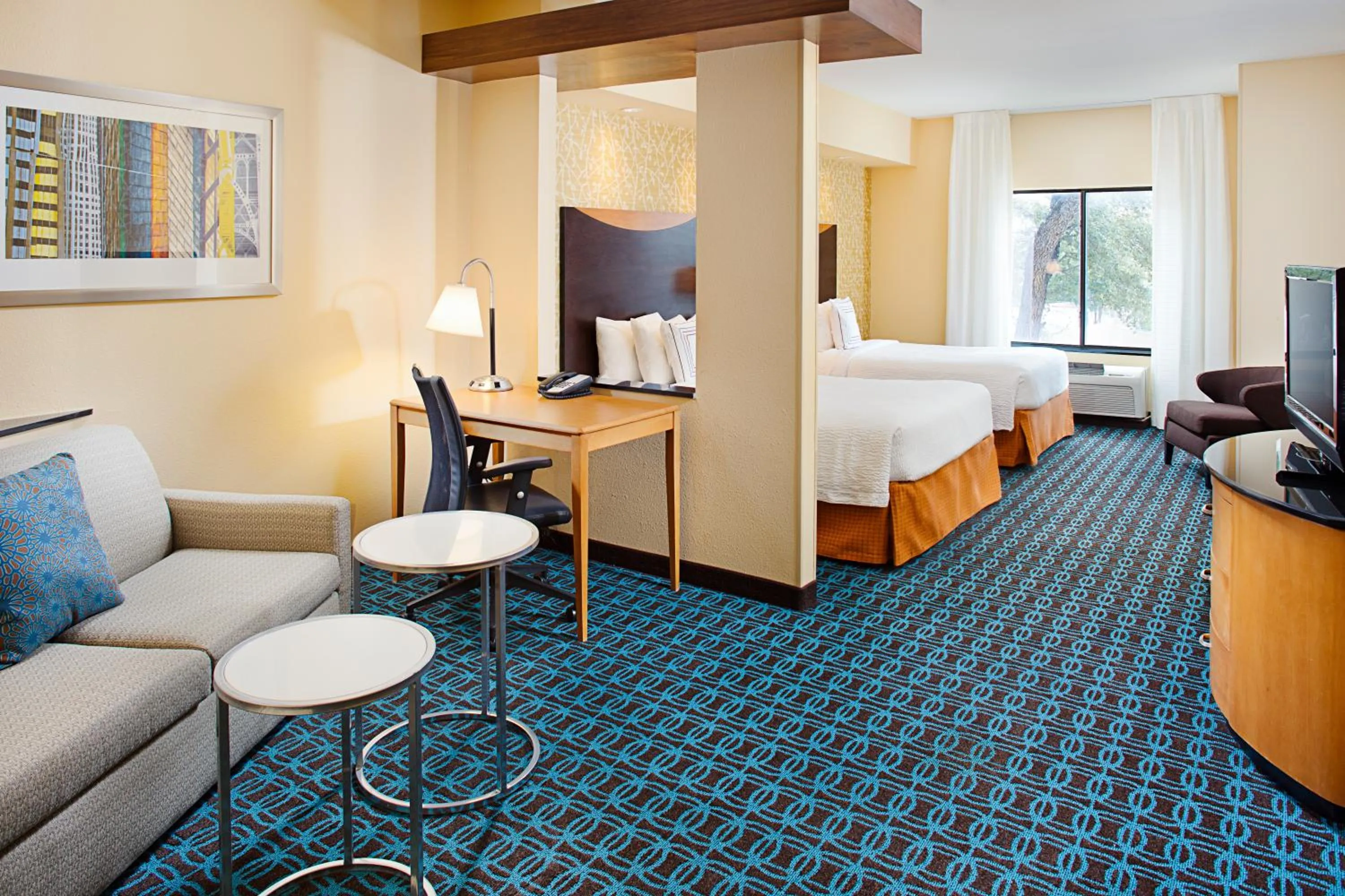Queen Room with Two Queen Beds in Fairfield Inn & Suites by Marriott San Antonio SeaWorld / Westover Hills
