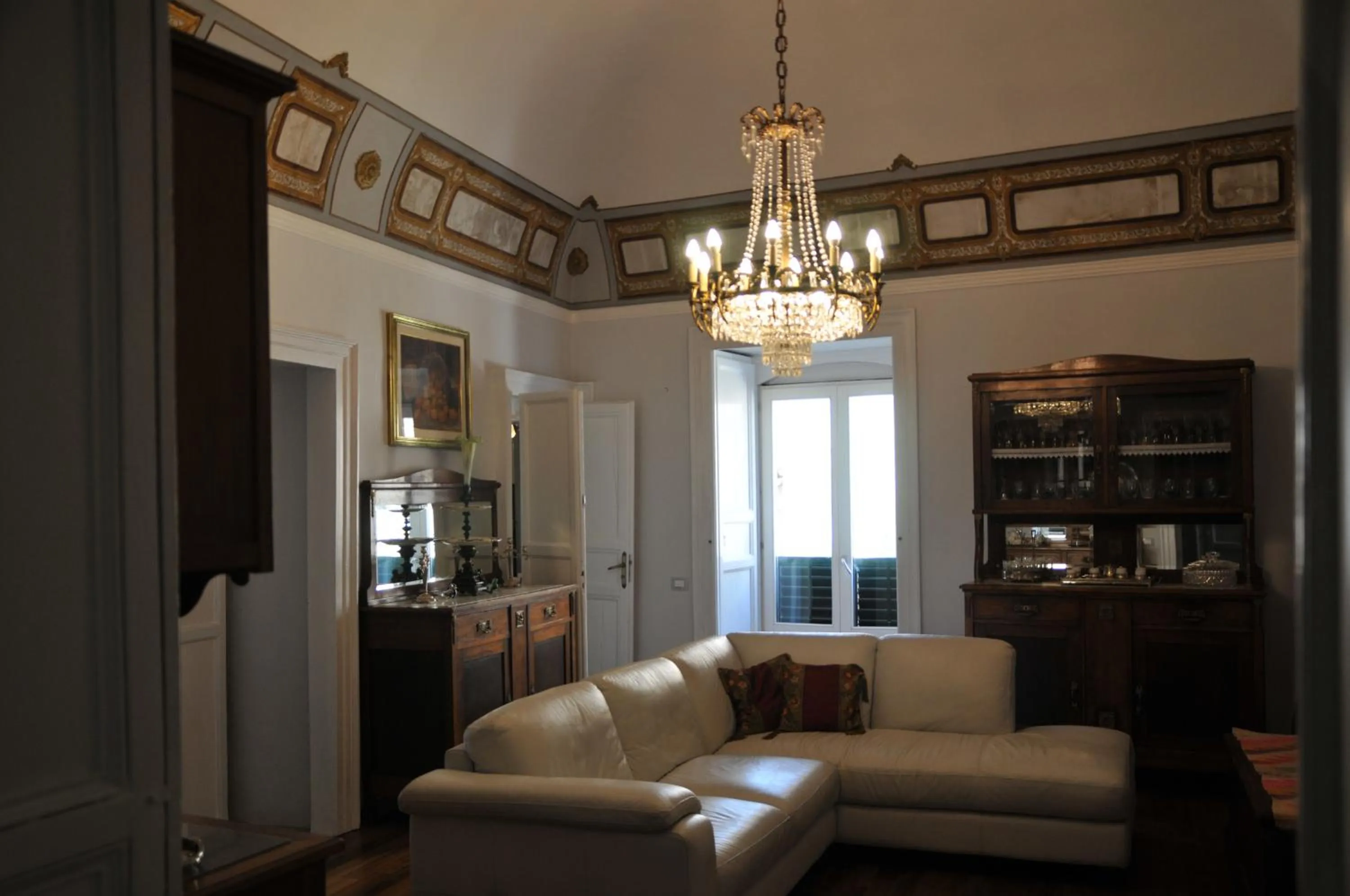 Living room in Casa Sipione Papa