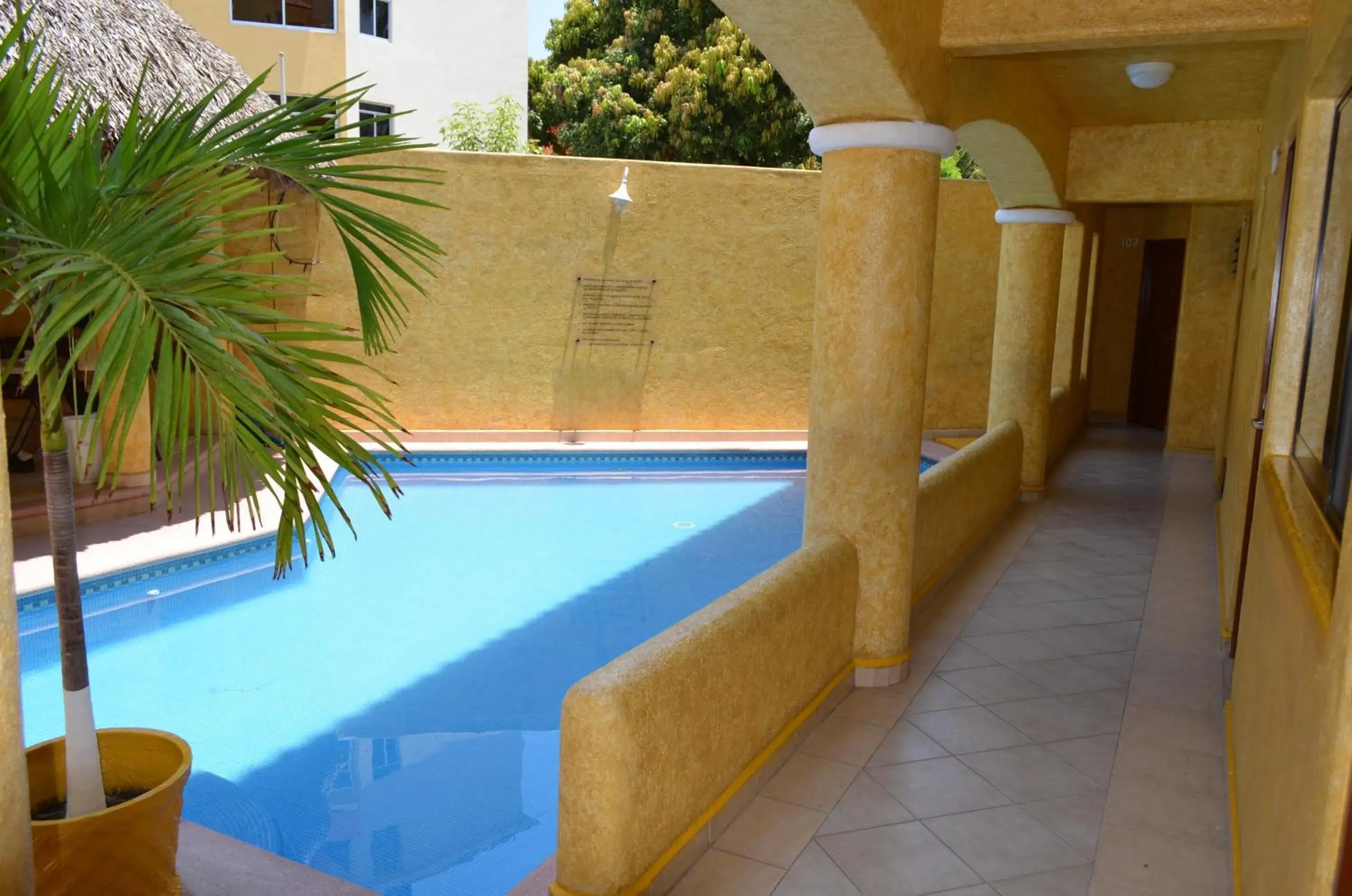 Pool view in Villas La Lupita Pool view in Villas La Lupita