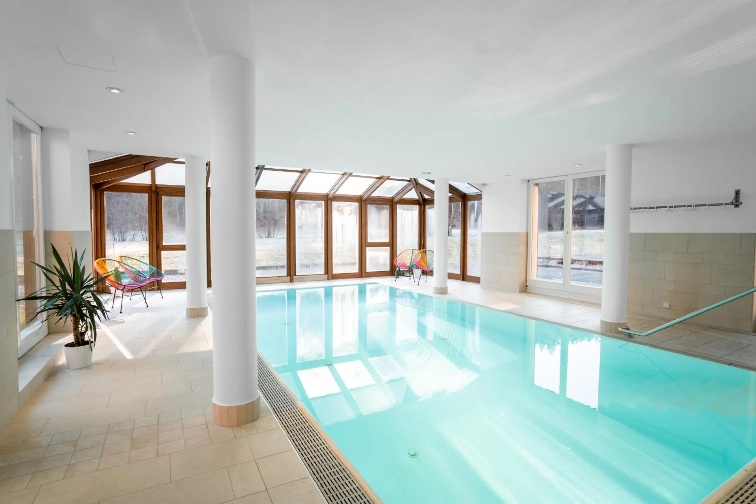 Swimming pool in Hotel Im Krummbachtal