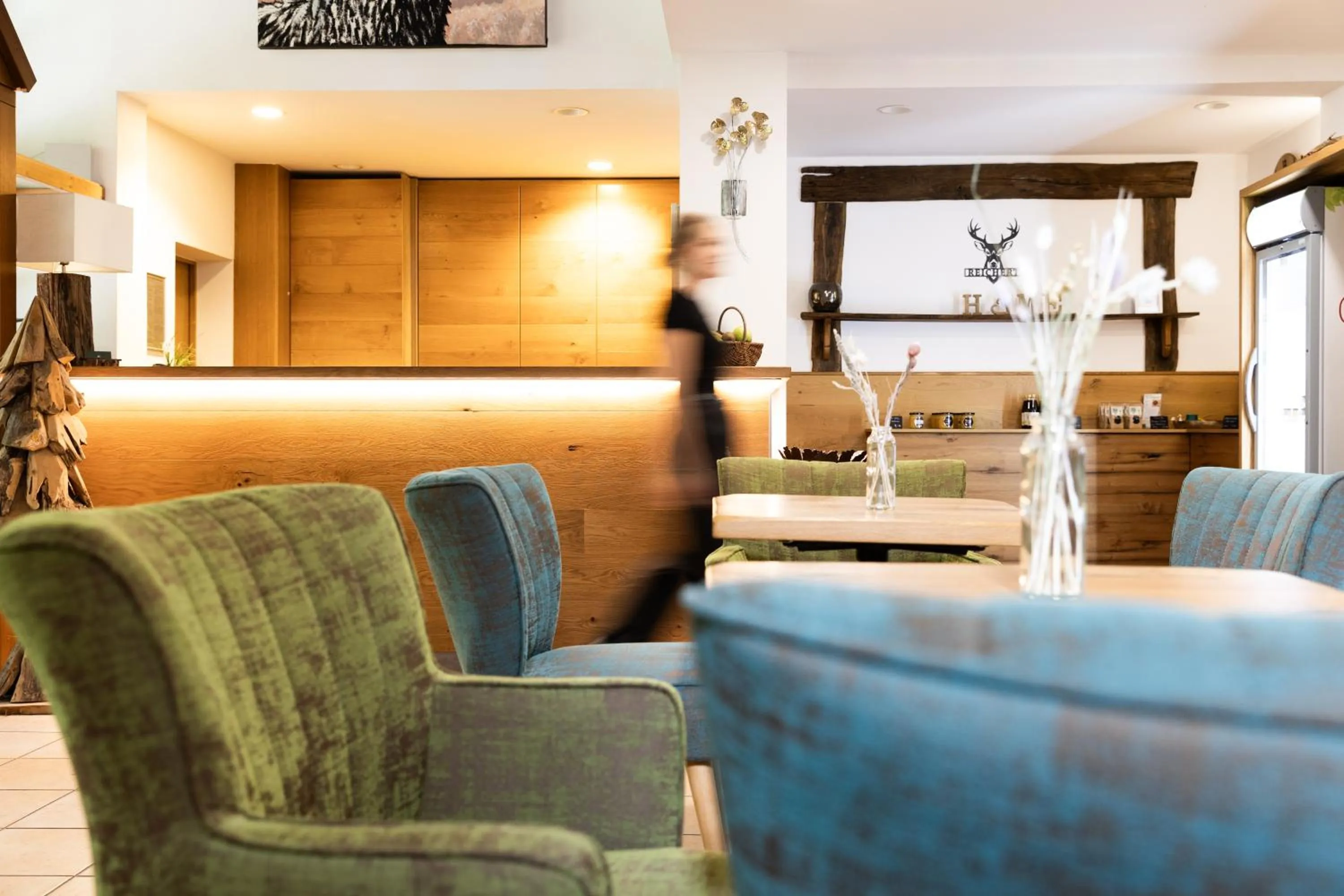 Lobby or reception in Hotel Im Krummbachtal