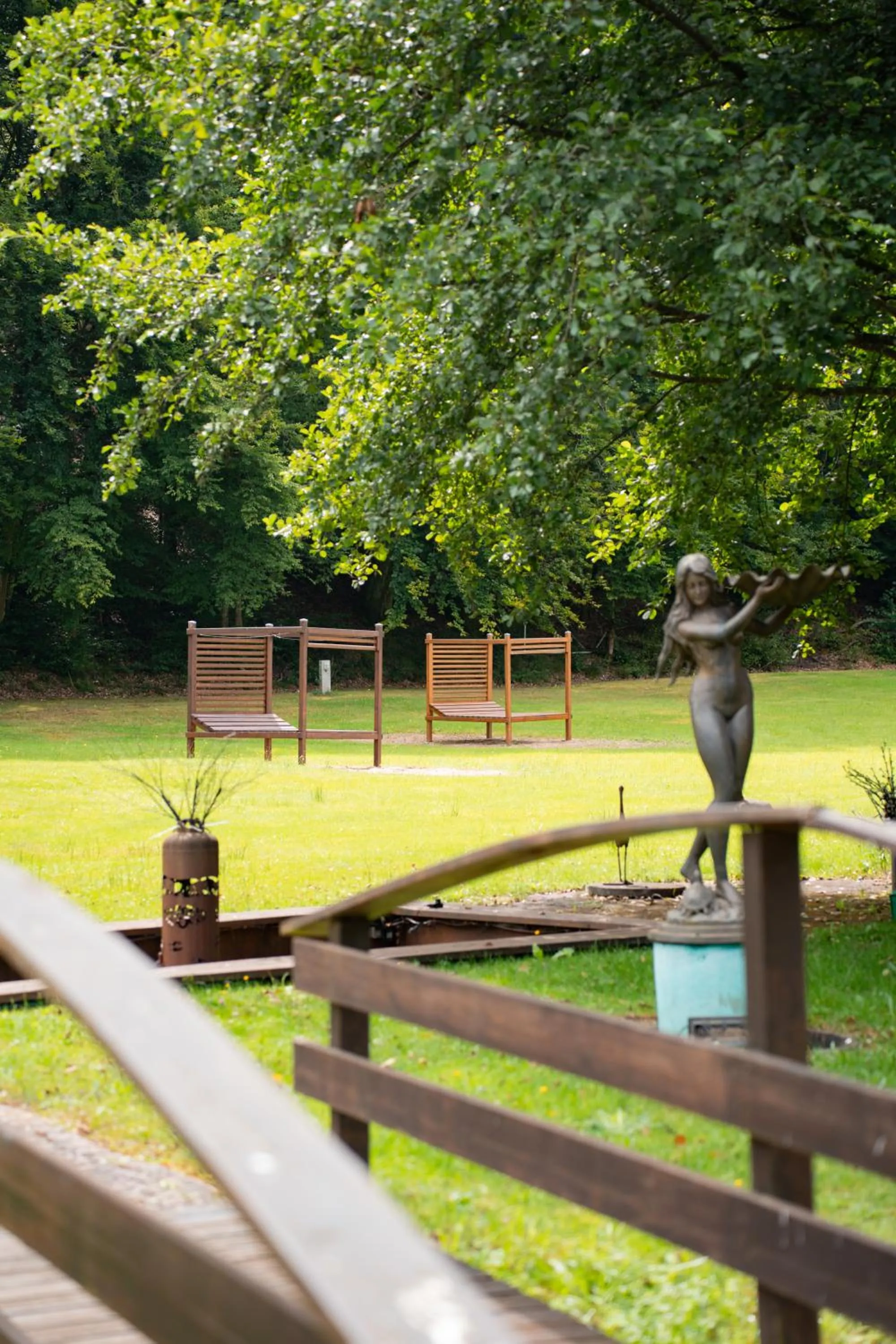 Garden in Hotel Im Krummbachtal