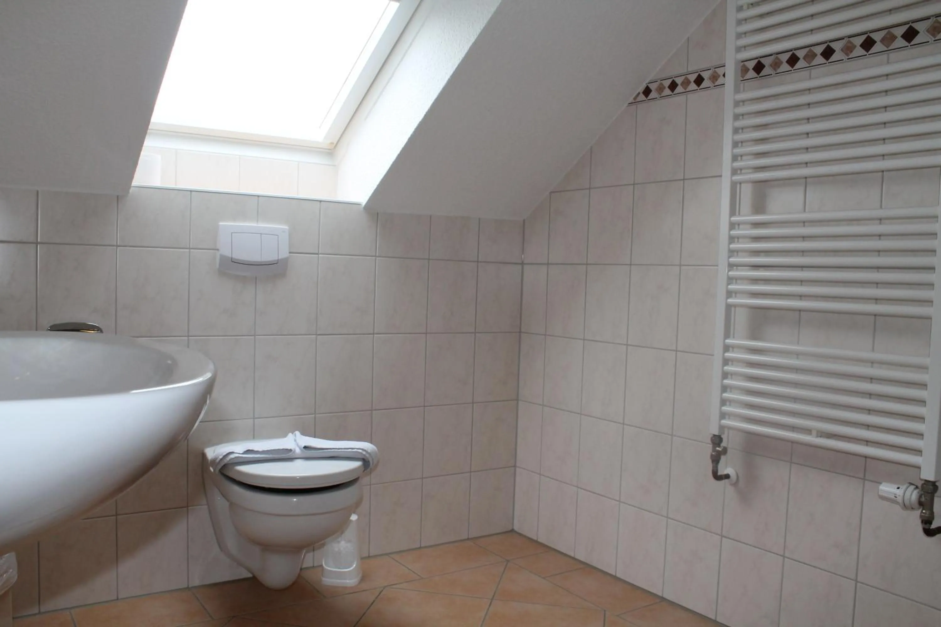Bathroom in Hotel & Restaurant Am Wasser
