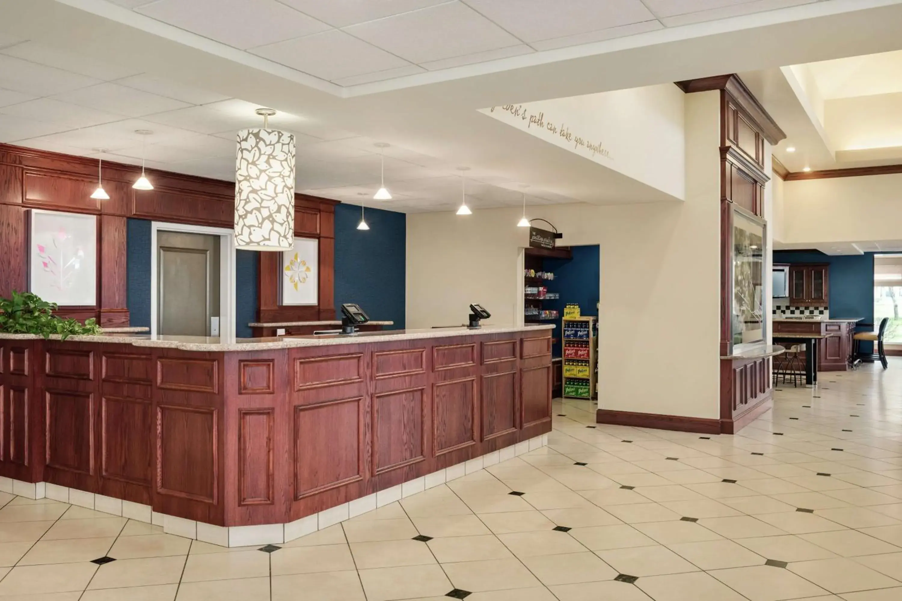 Lobby or reception in Hilton Garden Inn Dubuque Downtown Lobby or reception in Hilton Garden Inn Dubuque Downtown