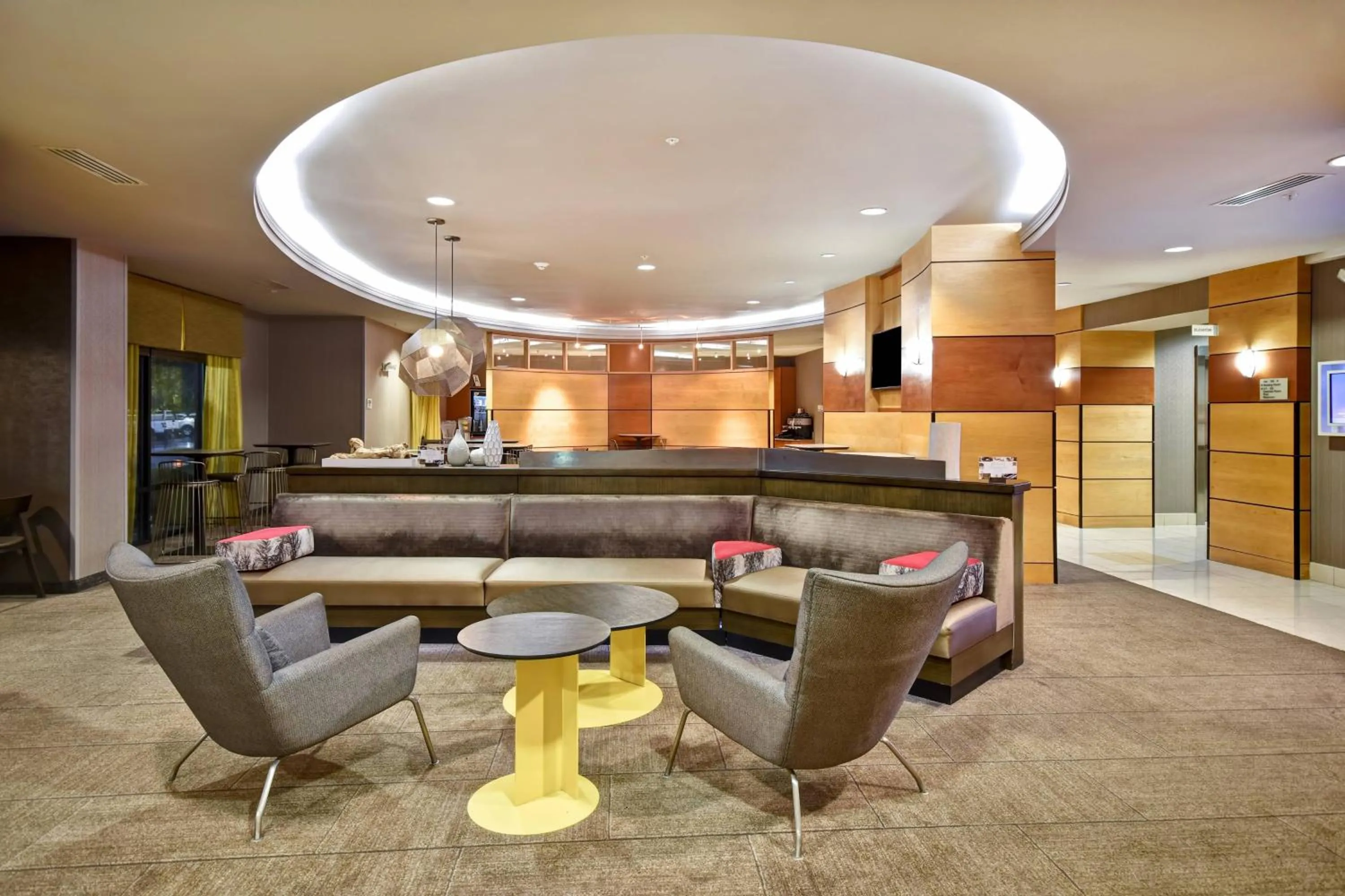 Lobby or reception in SpringHill Suites Louisville Airport