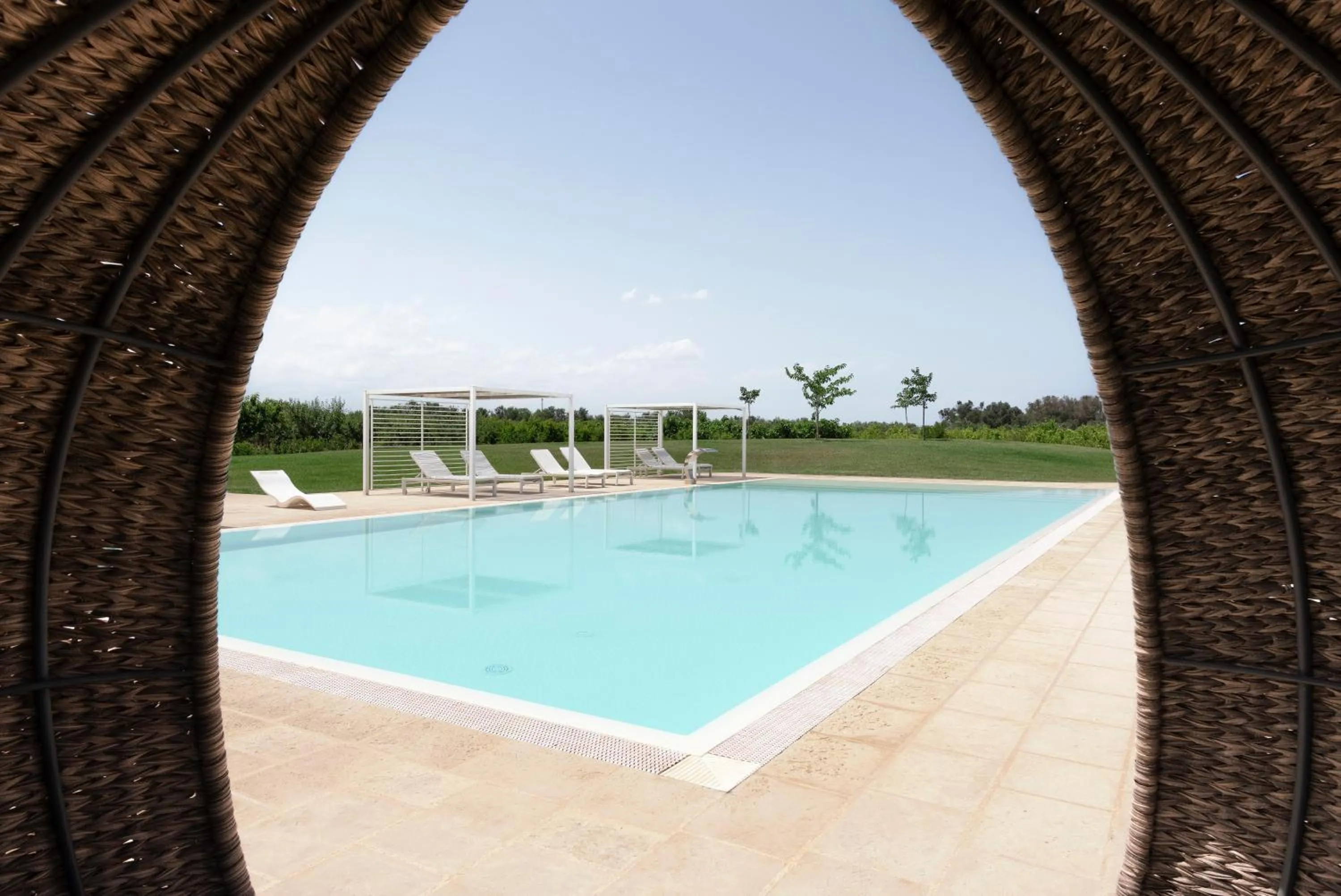 Swimming pool in Masseria Elysium