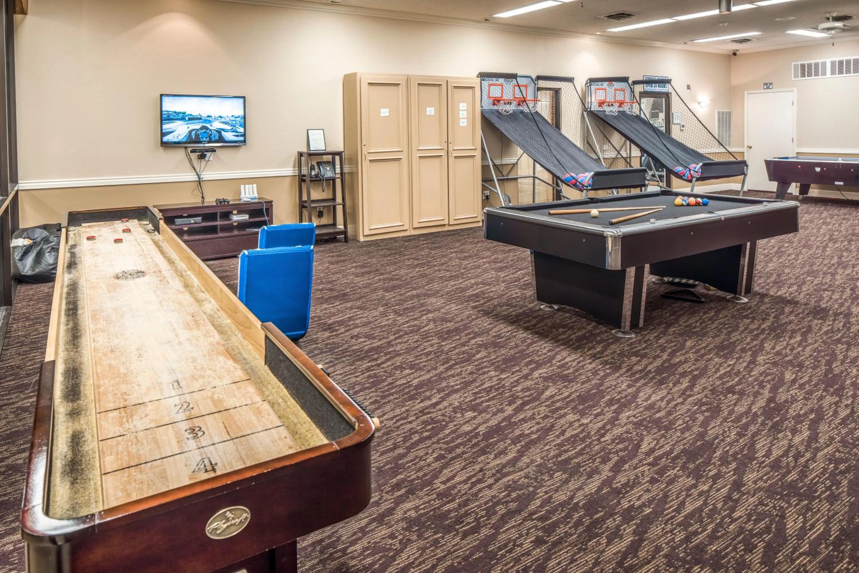 Game Room in The Suites at Fall Creek