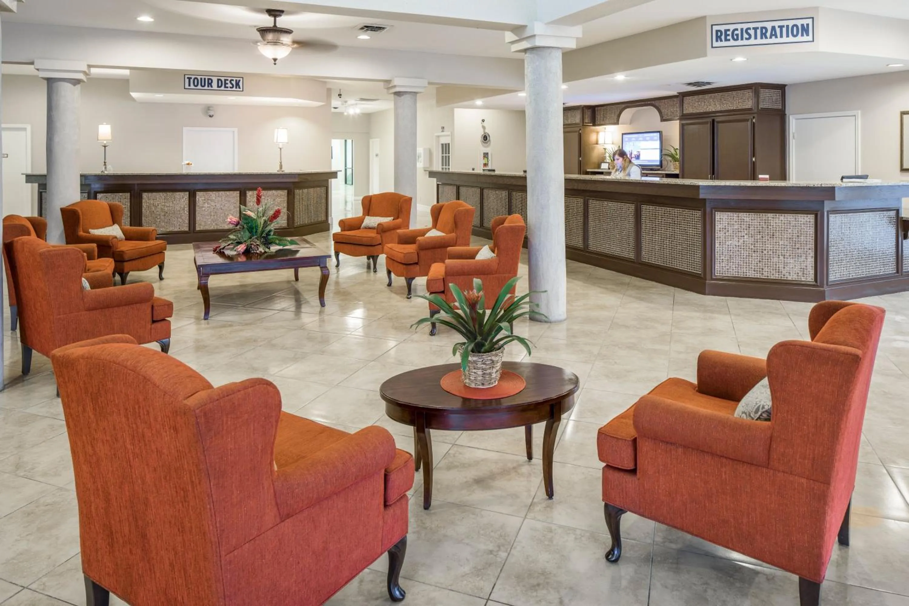 Lobby or reception in The Suites at Fall Creek