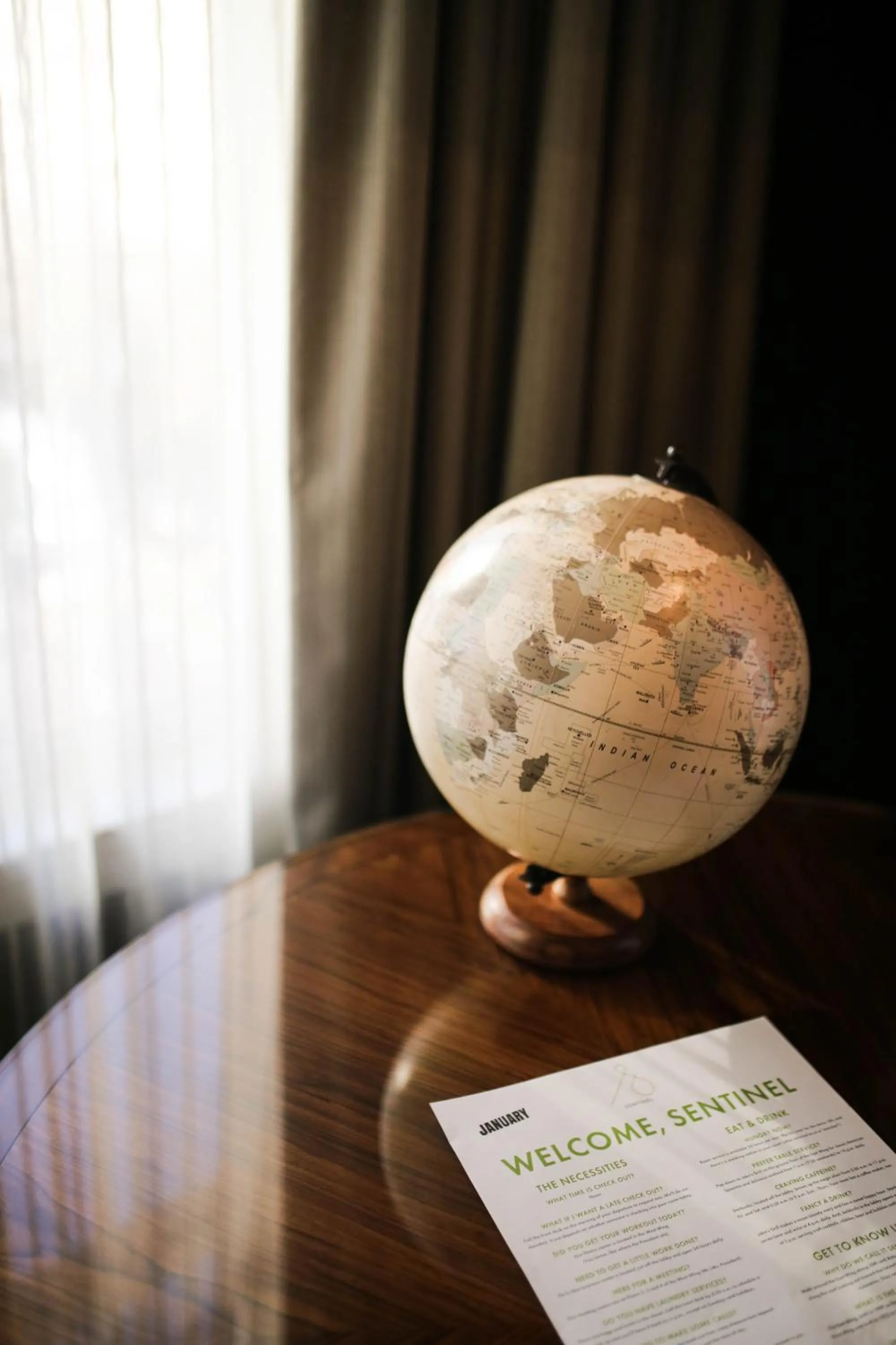 Decorative detail in Sentinel Hotel