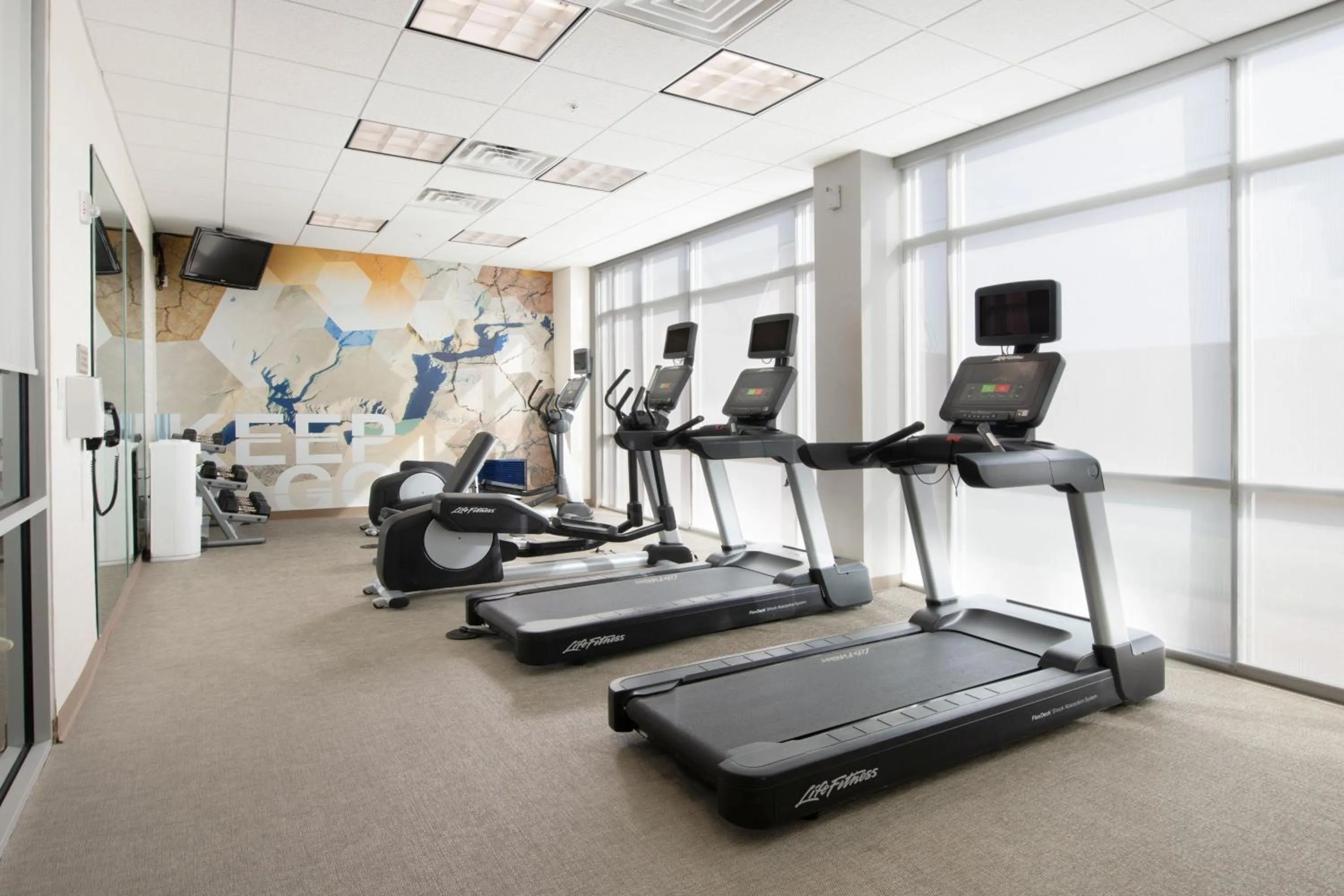 Fitness centre/facilities in SpringHill Suites by Marriott San Angelo