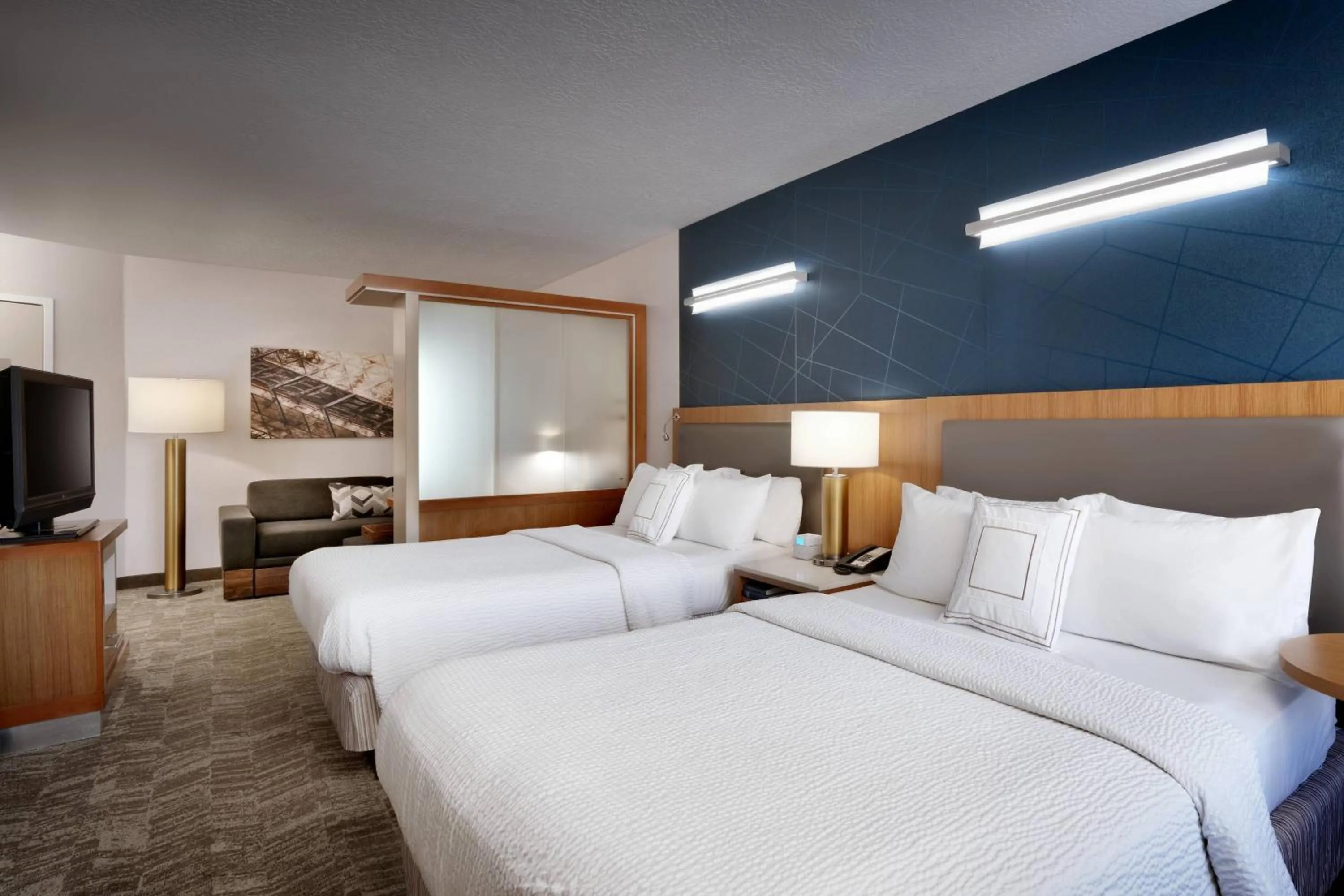 Bedroom, Bed in SpringHill Suites by Marriott Provo