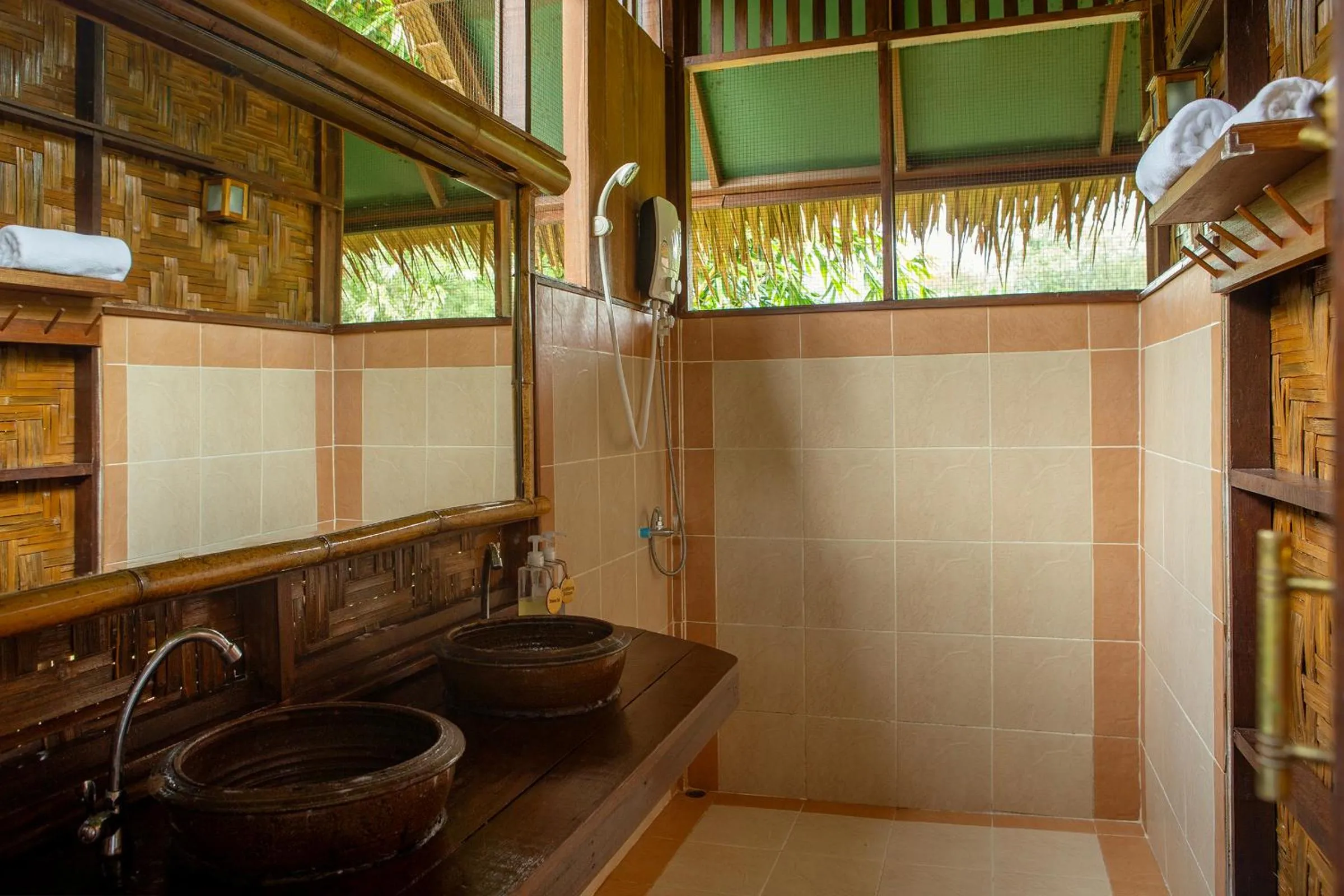 Shower in Our Jungle Camp - Eco Resort