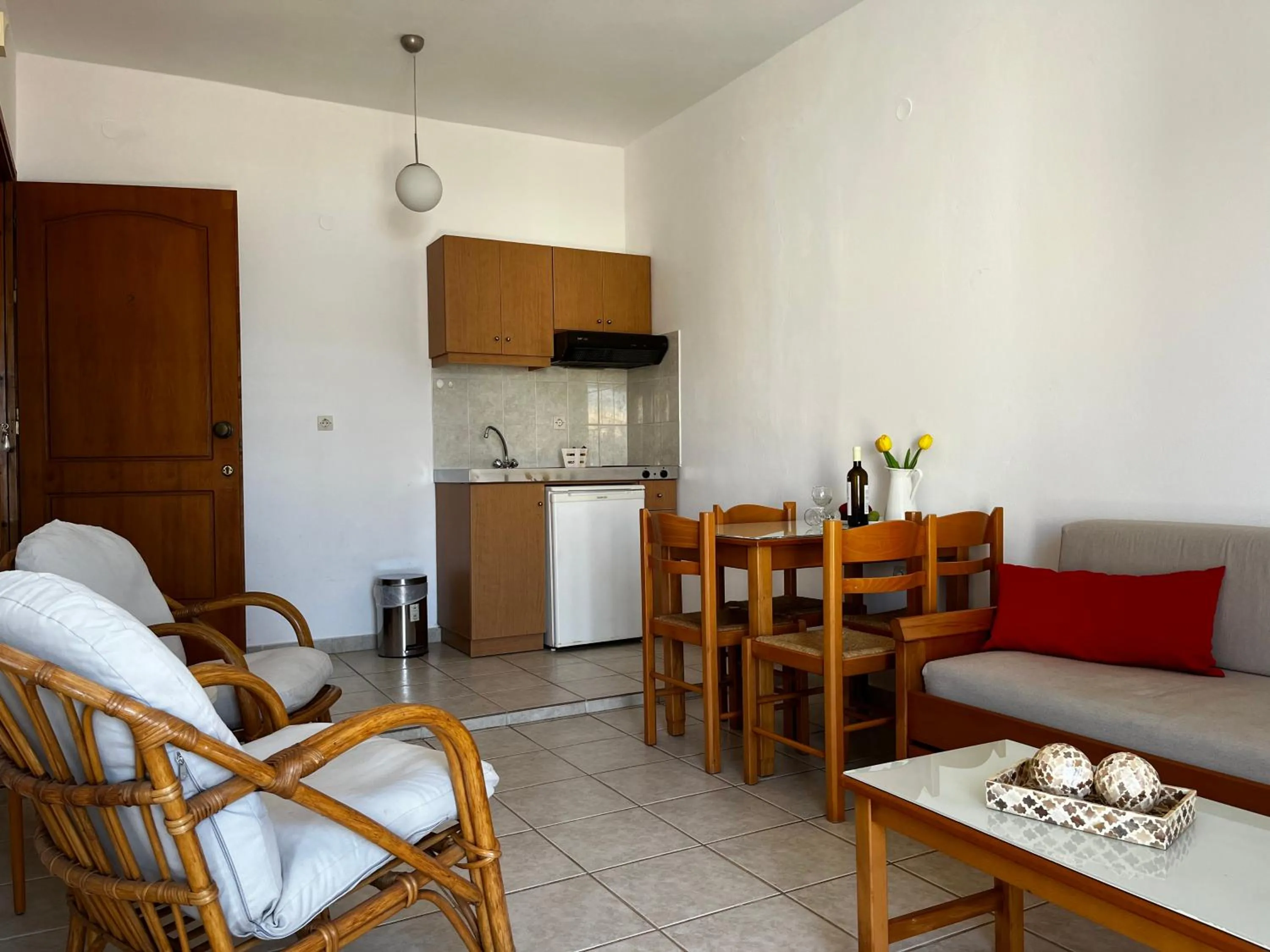 Dining area in Michael Apartments