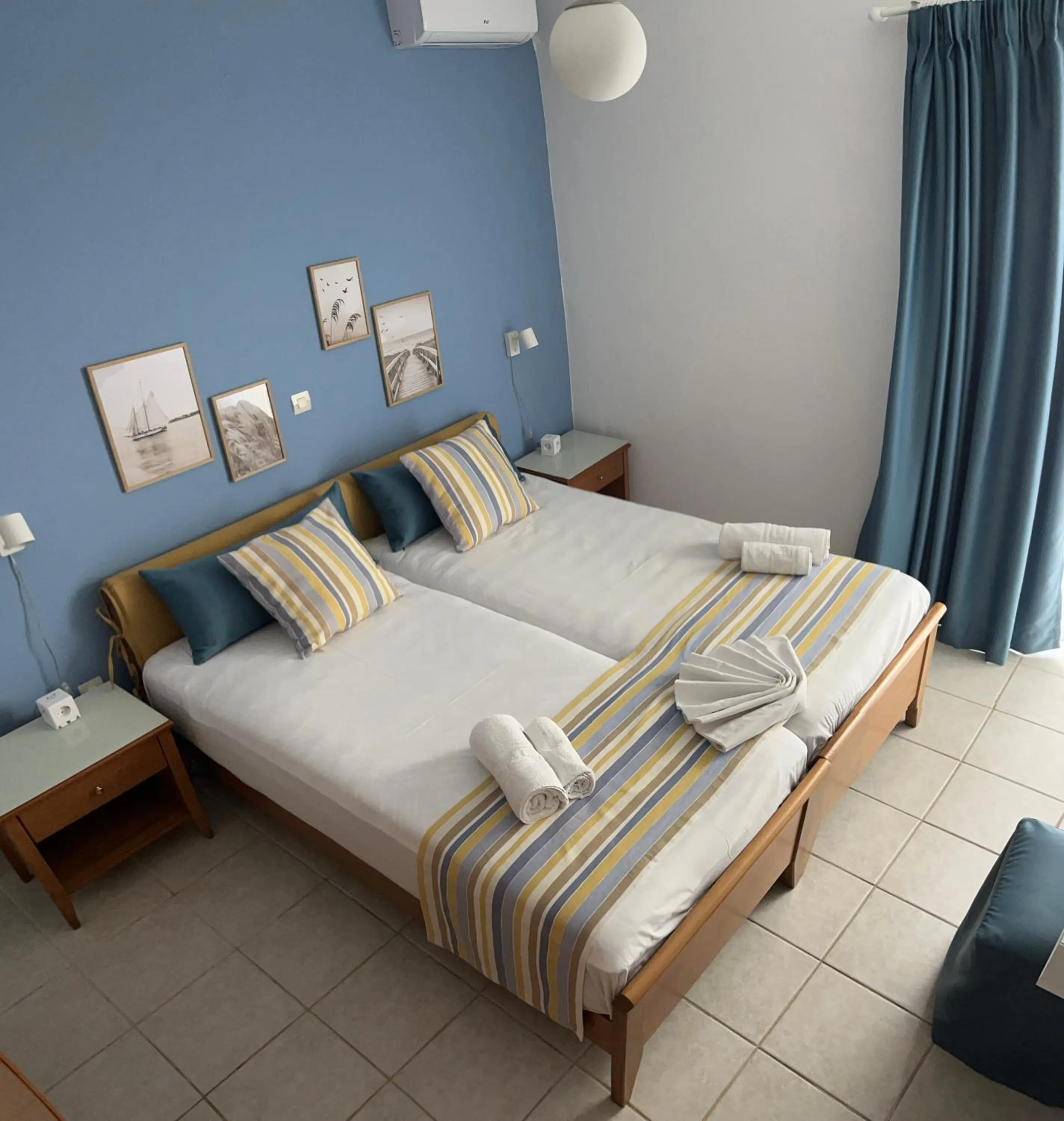 Bedroom, Bed in Michael Apartments