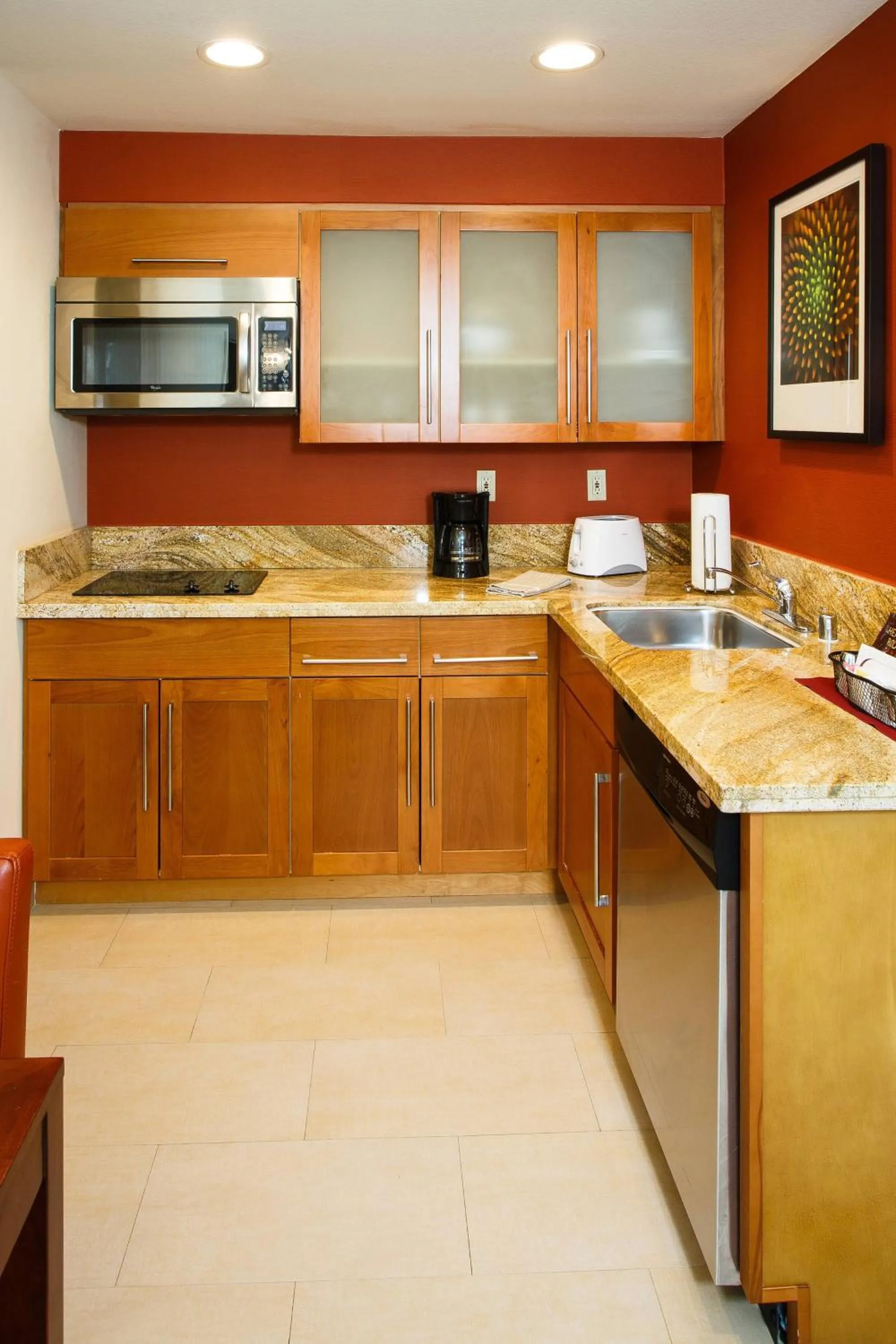 Kitchen or kitchenette in Residence Inn La Mirada Buena Park