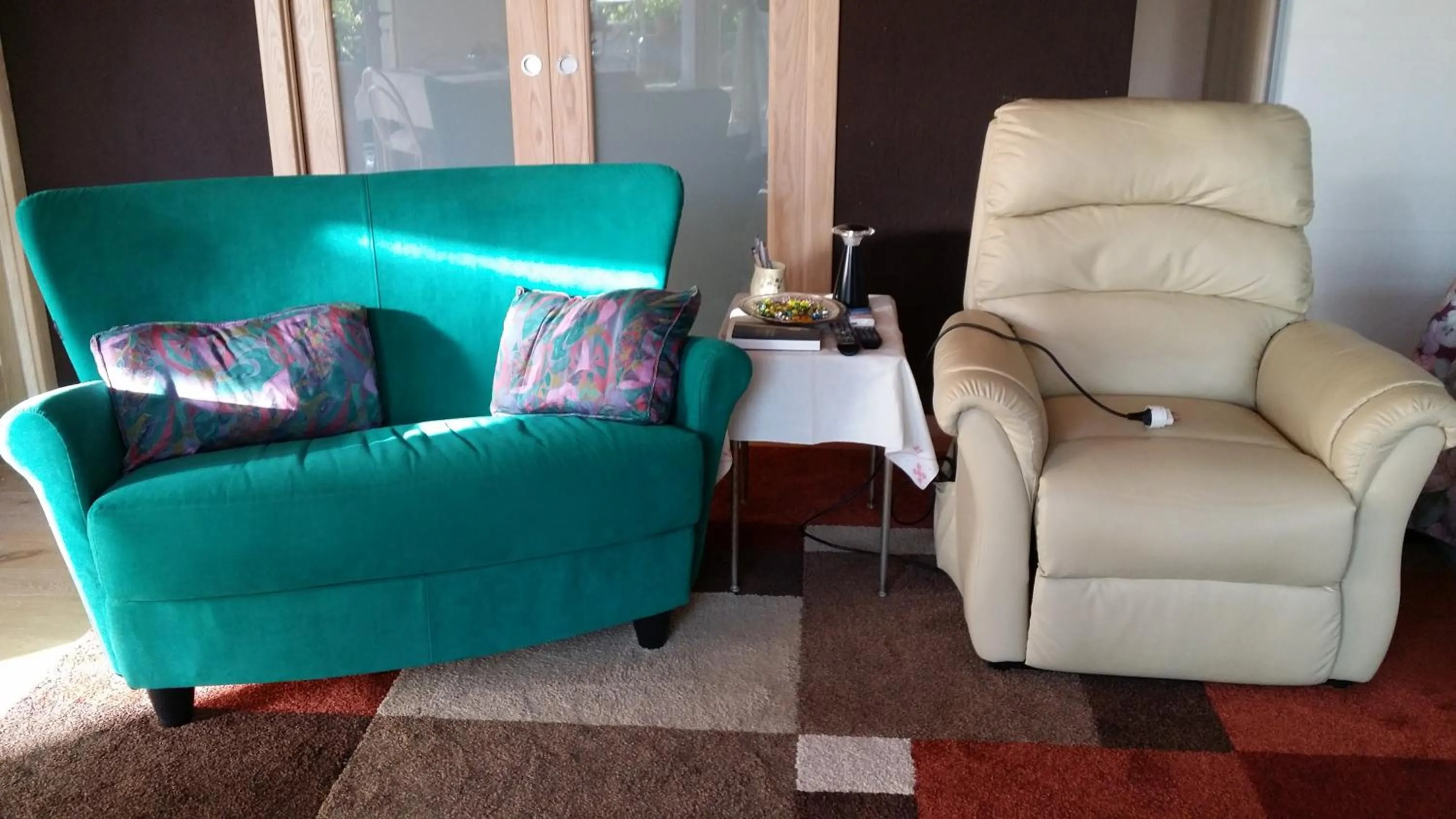 Seating area in Casa Margherita