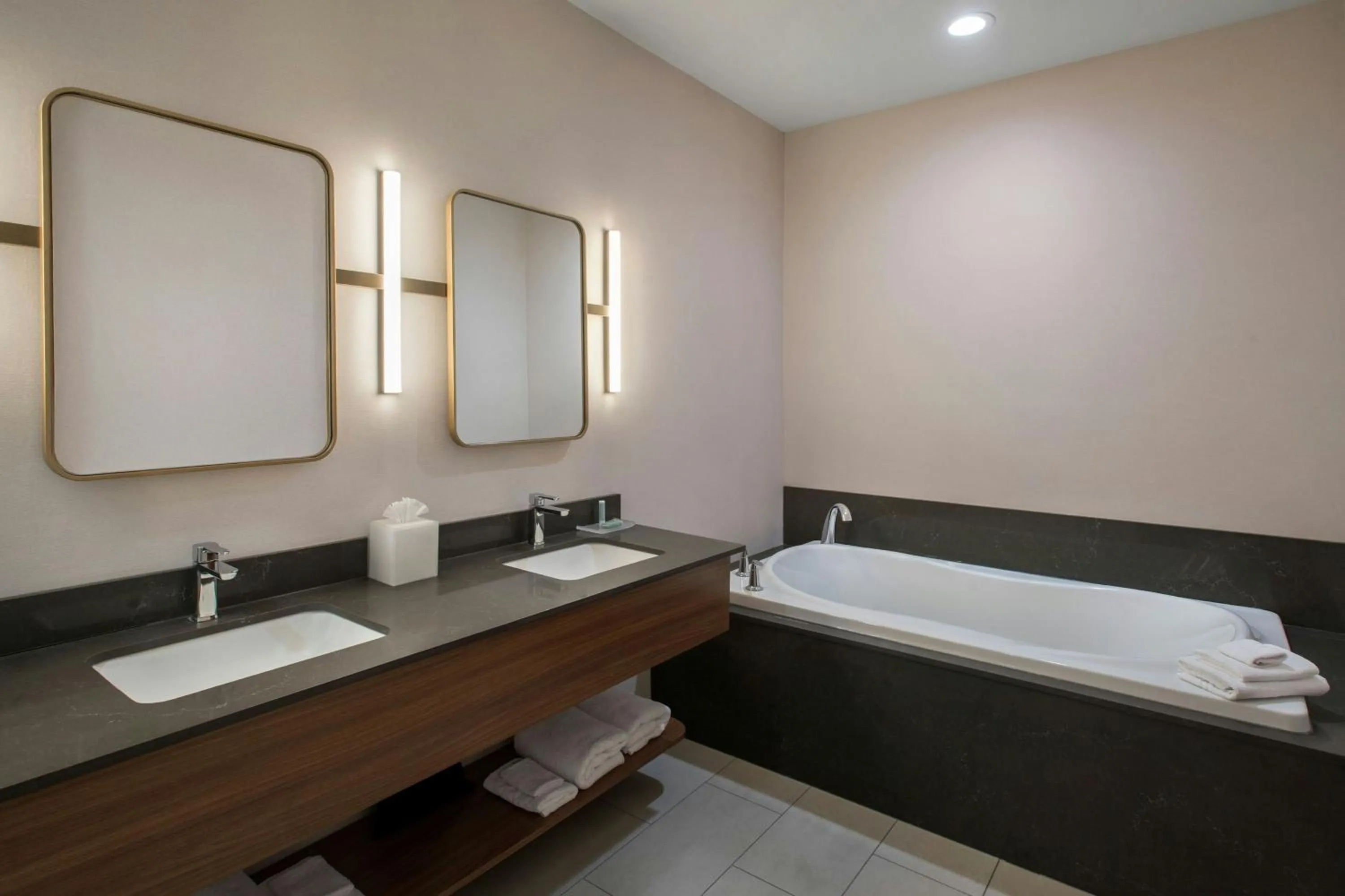 Bathroom, Bed in Fairfield Inn & Suites by Marriott Somerset