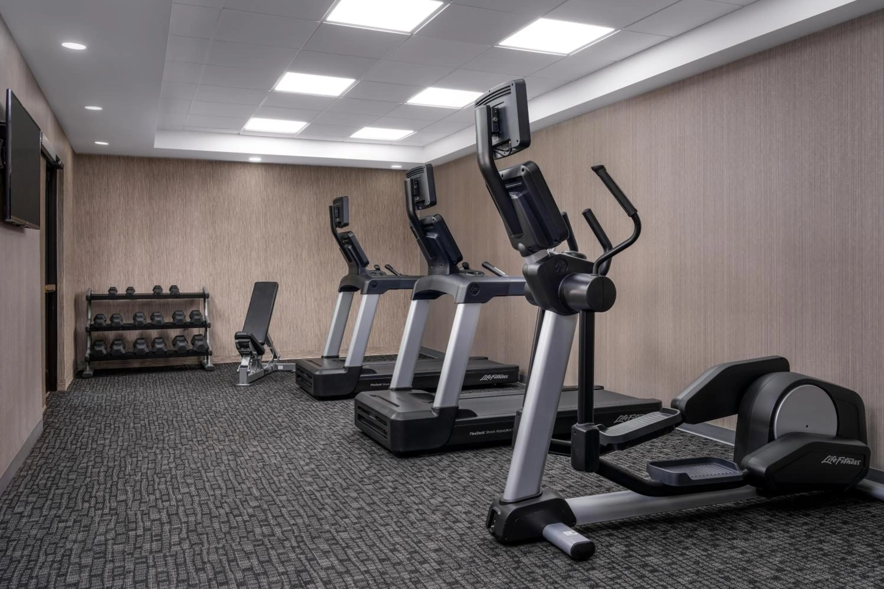 Fitness centre/facilities in SpringHill Suites Sarasota Bradenton