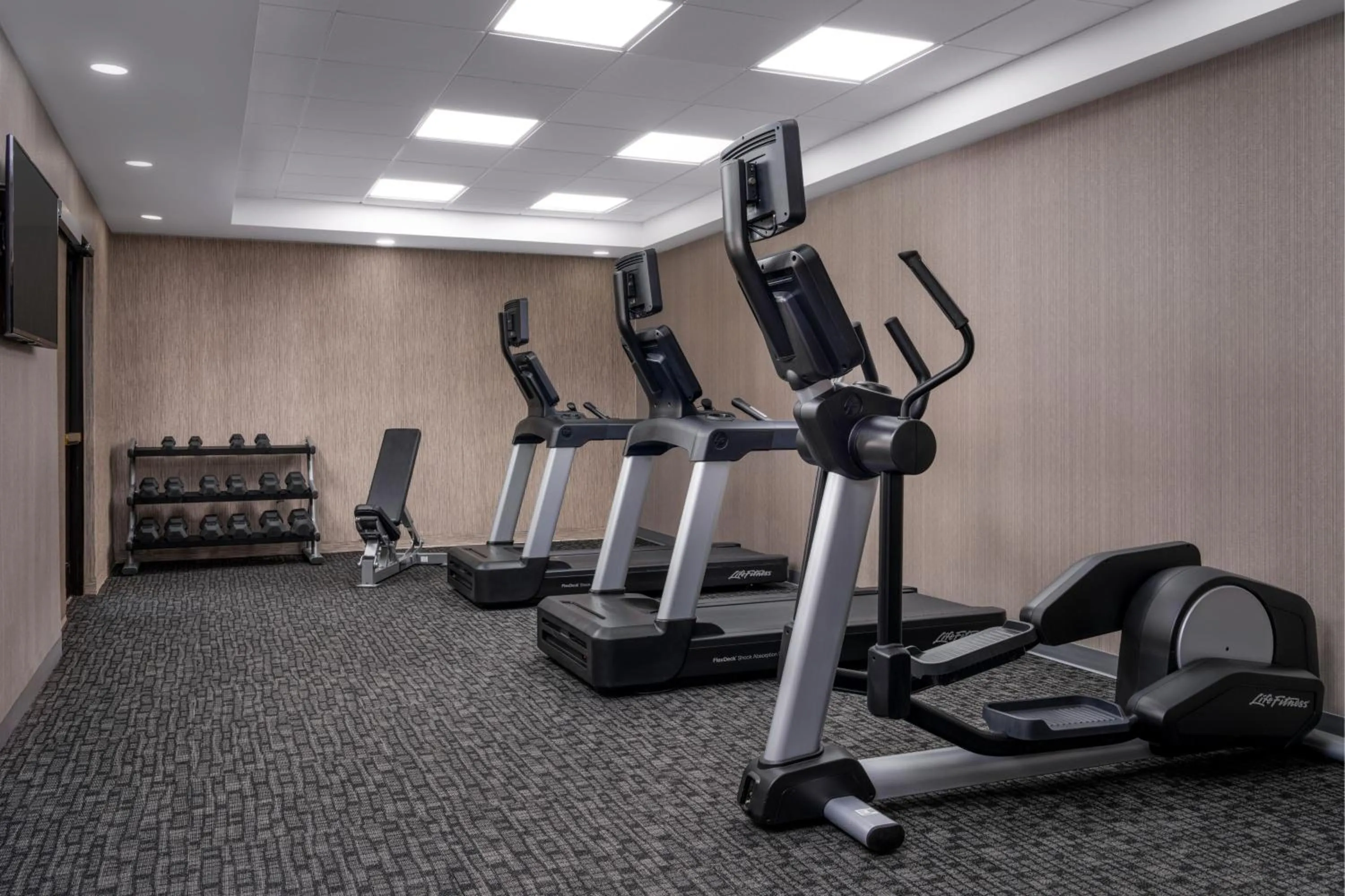 Fitness centre/facilities in SpringHill Suites Sarasota Bradenton