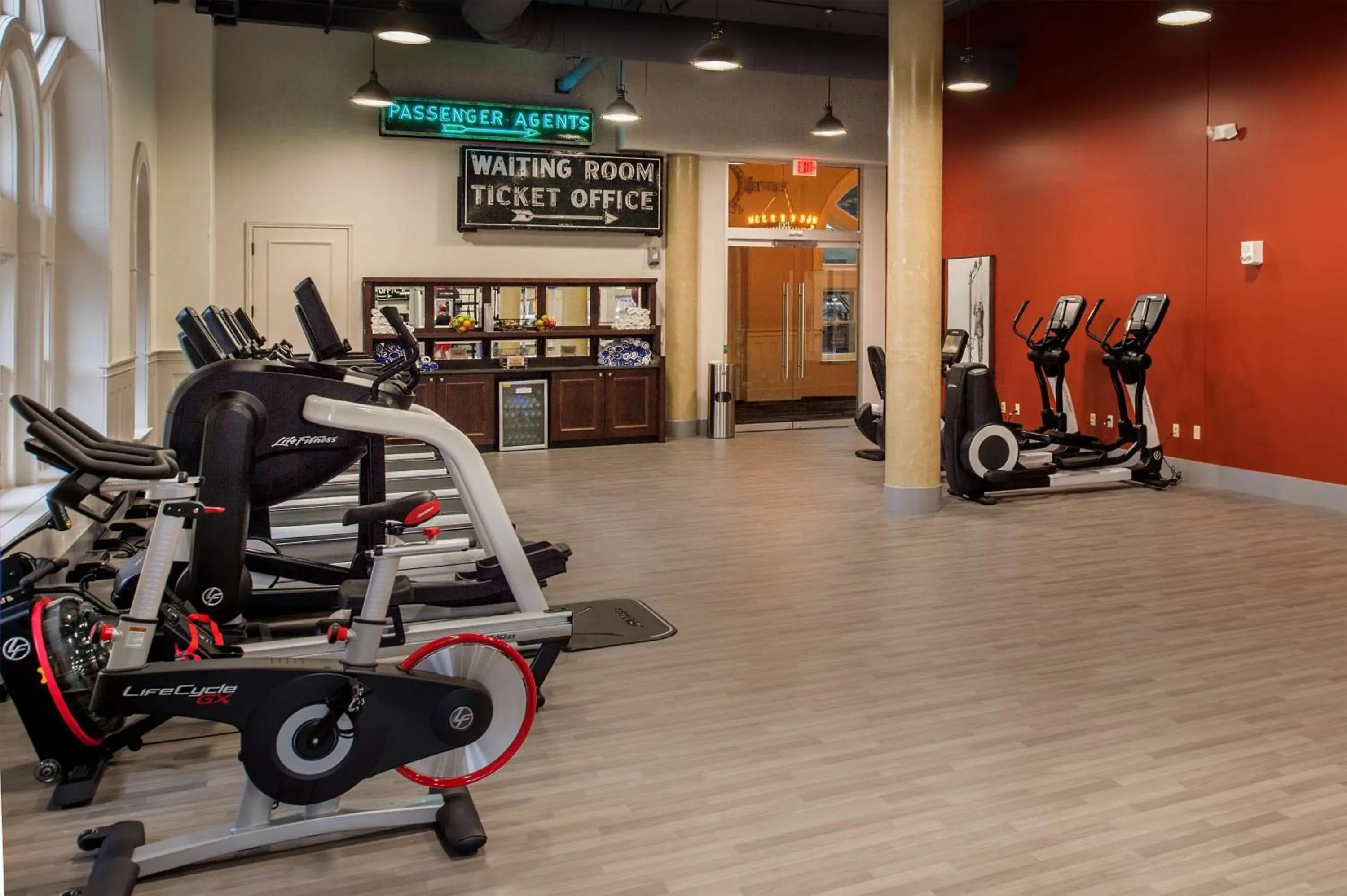 Fitness centre/facilities in St. Louis Union Station Hotel, Curio Collection by Hilton Fitness centre/facilities in St. Louis Union Station Hotel, Curio Collection by Hilton