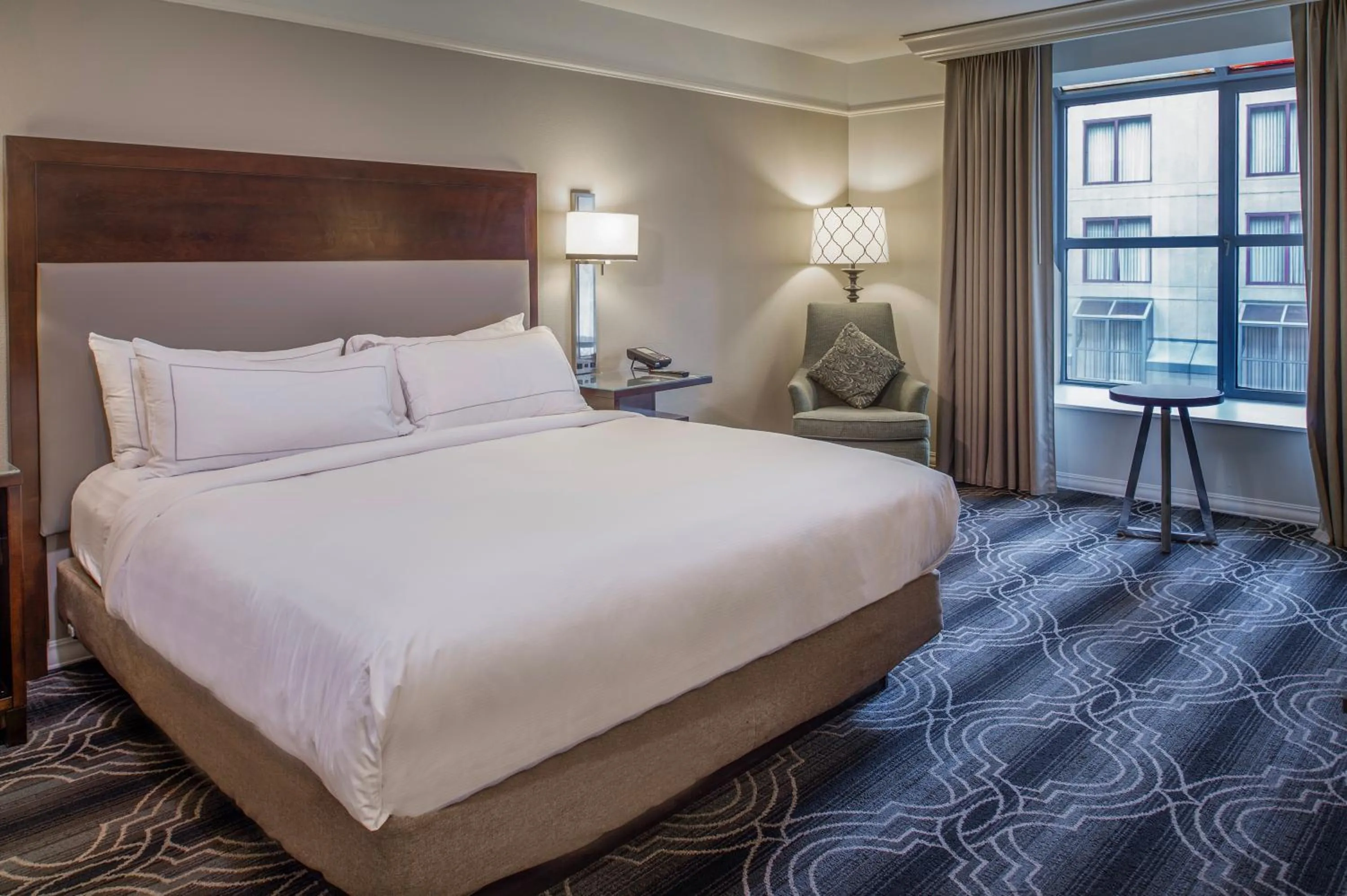 Bed in St. Louis Union Station Hotel, Curio Collection by Hilton