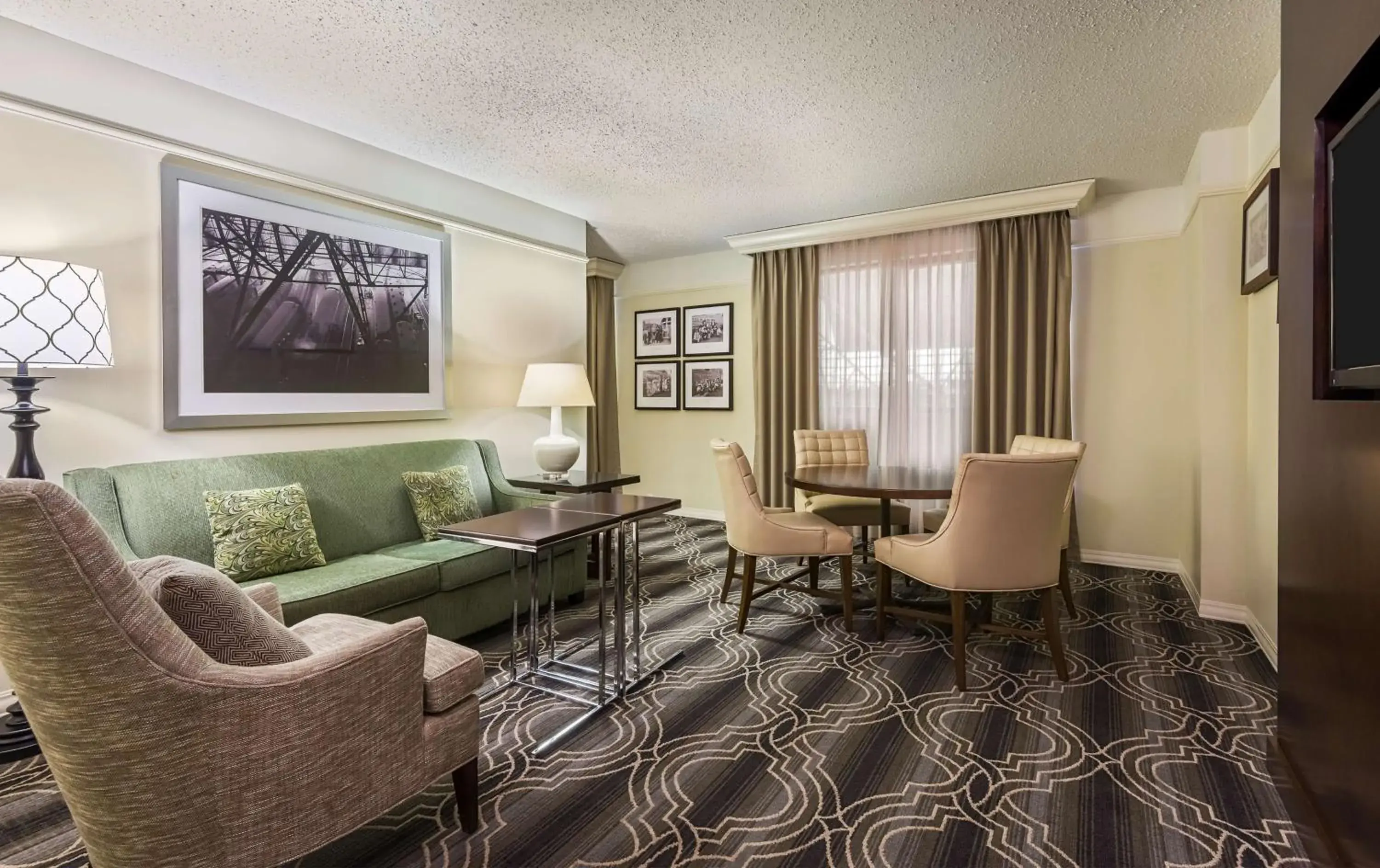 Deluxe Junior King Suite in St. Louis Union Station Hotel, Curio Collection by Hilton Deluxe Junior King Suite in St. Louis Union Station Hotel, Curio Collection by Hilton