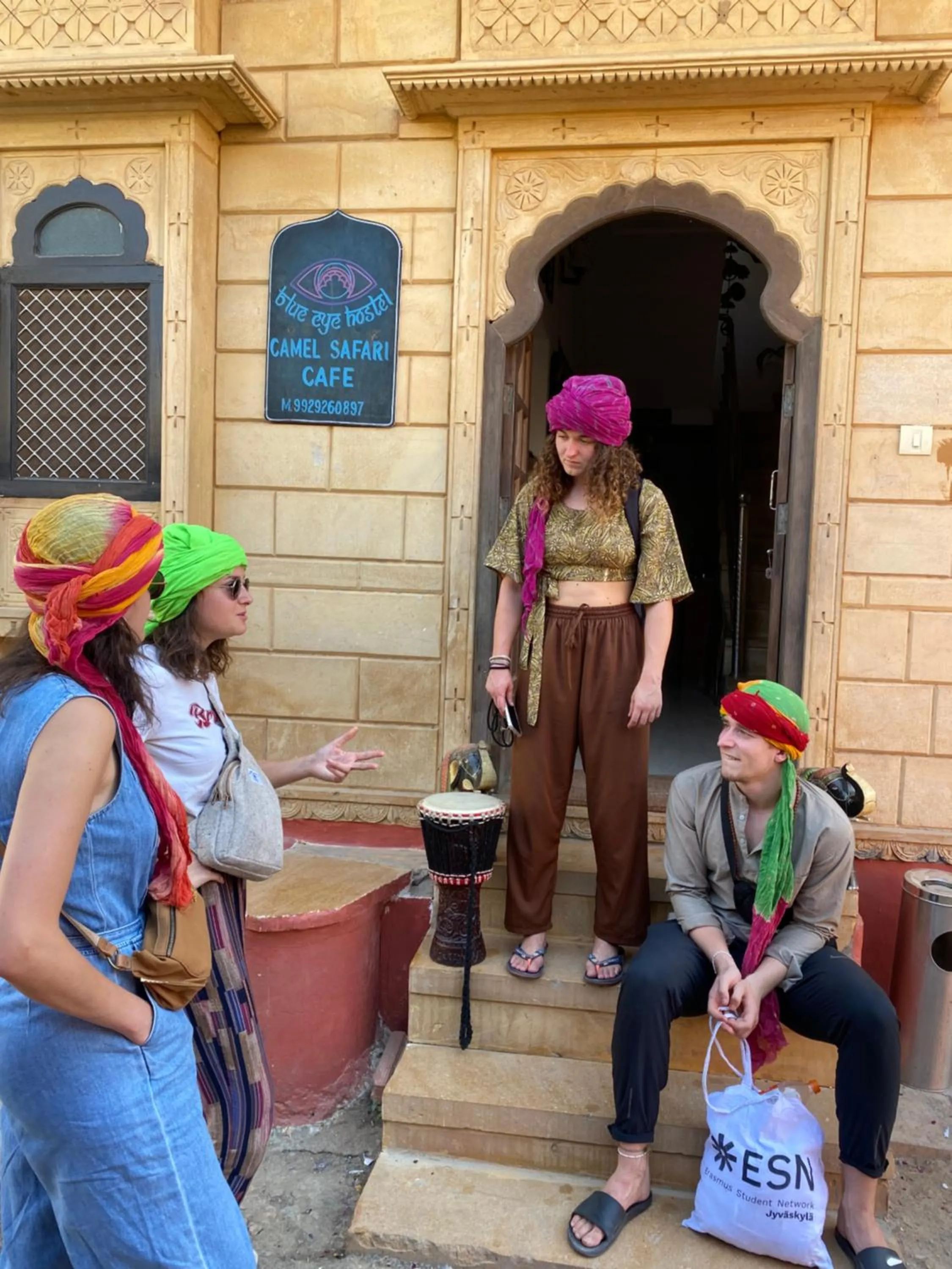 Property building in Blue Eye Hostel