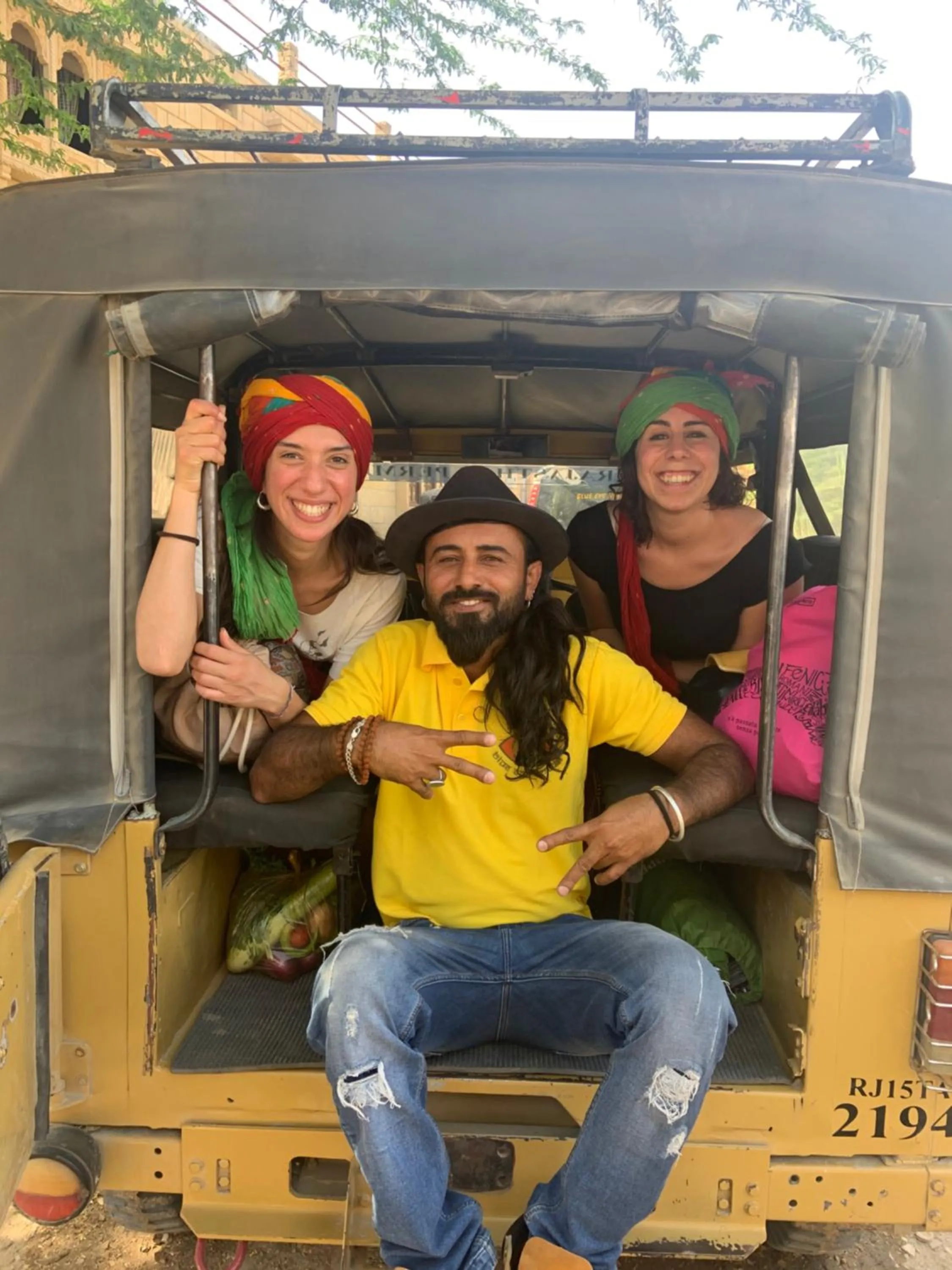 People in Blue Eye Hostel