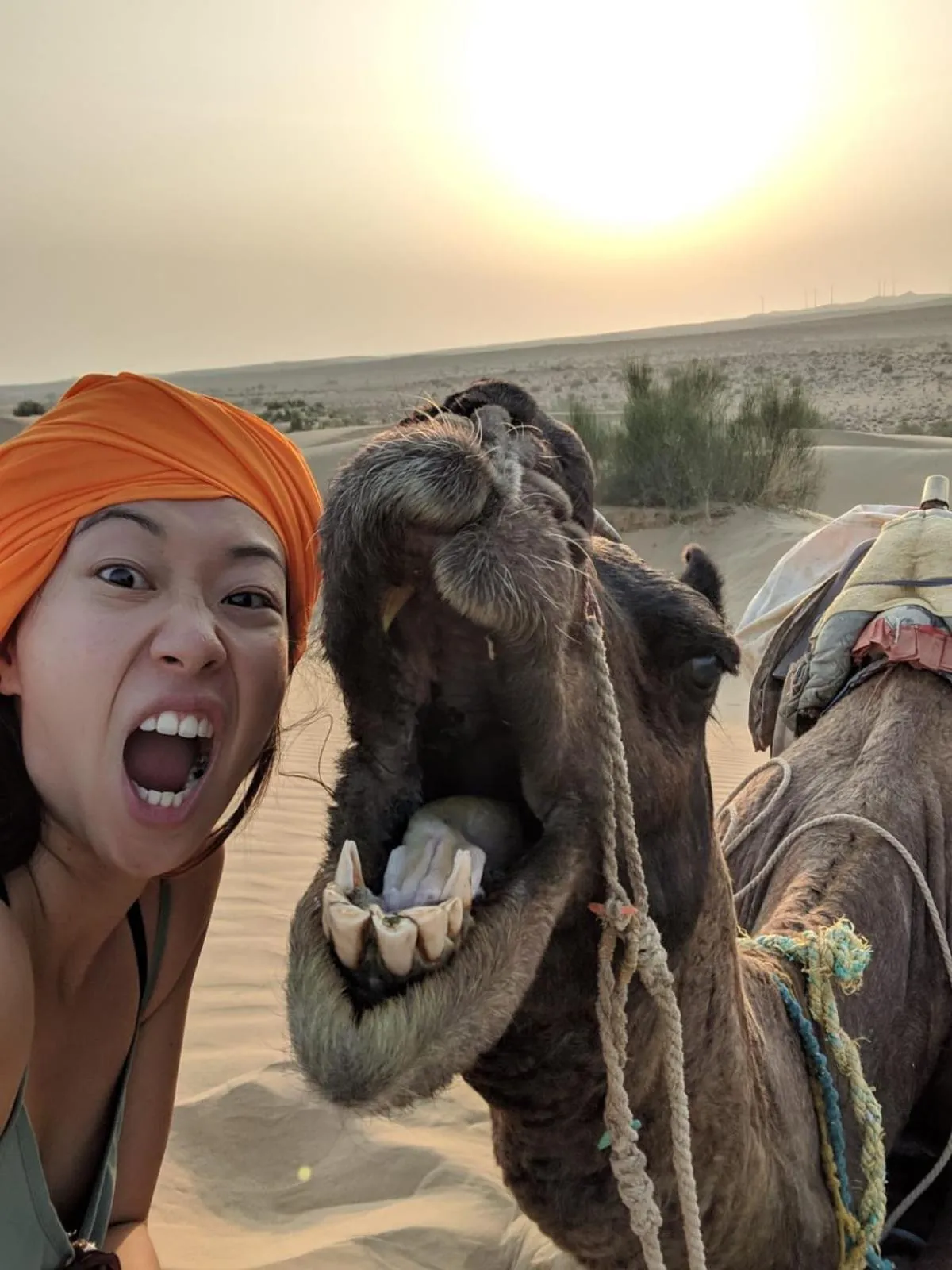 Evening entertainment in Blue Eye Hostel