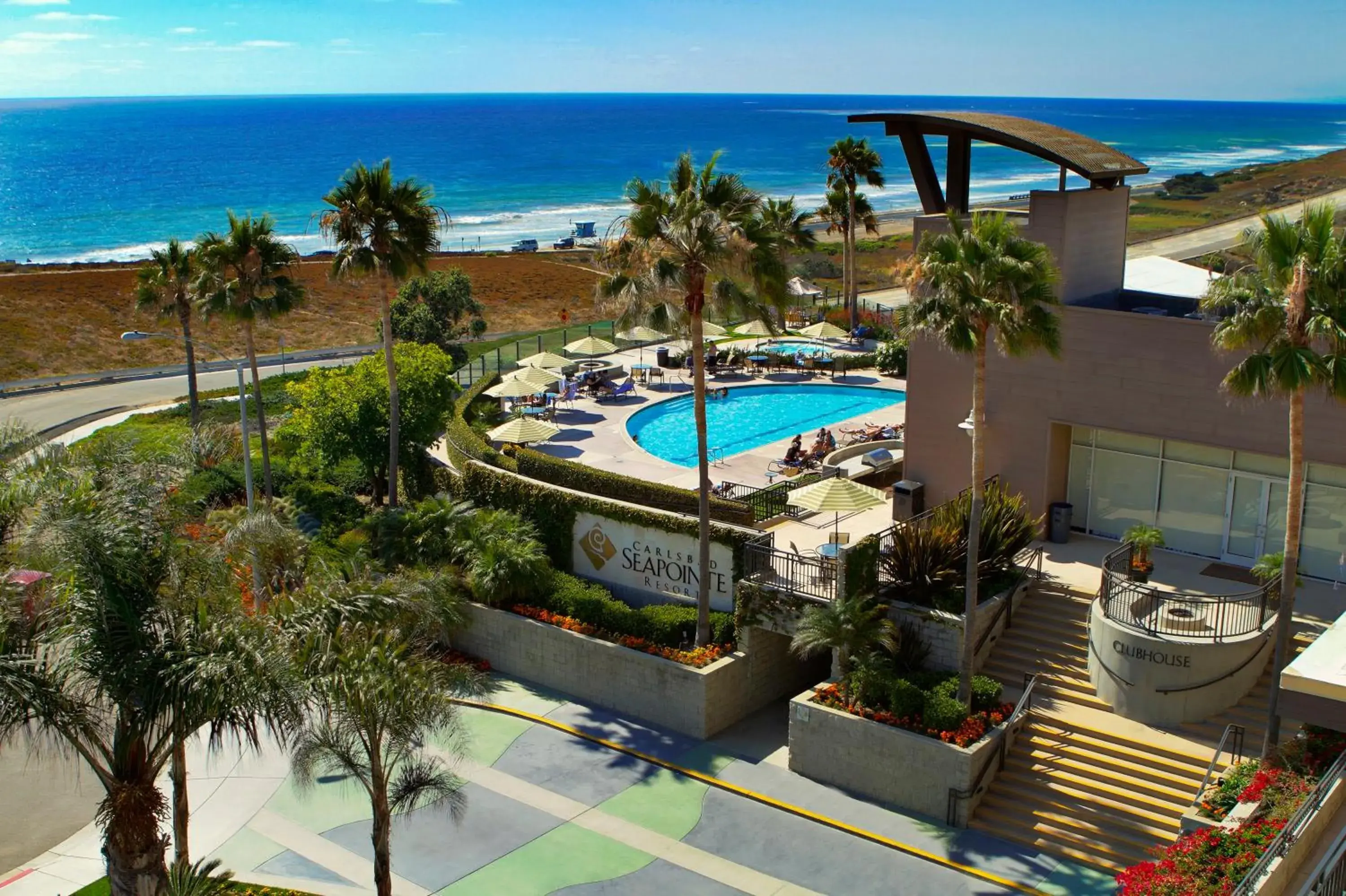 Bird's eye view in Carlsbad Seapointe Resort Bird's eye view in Carlsbad Seapointe Resort