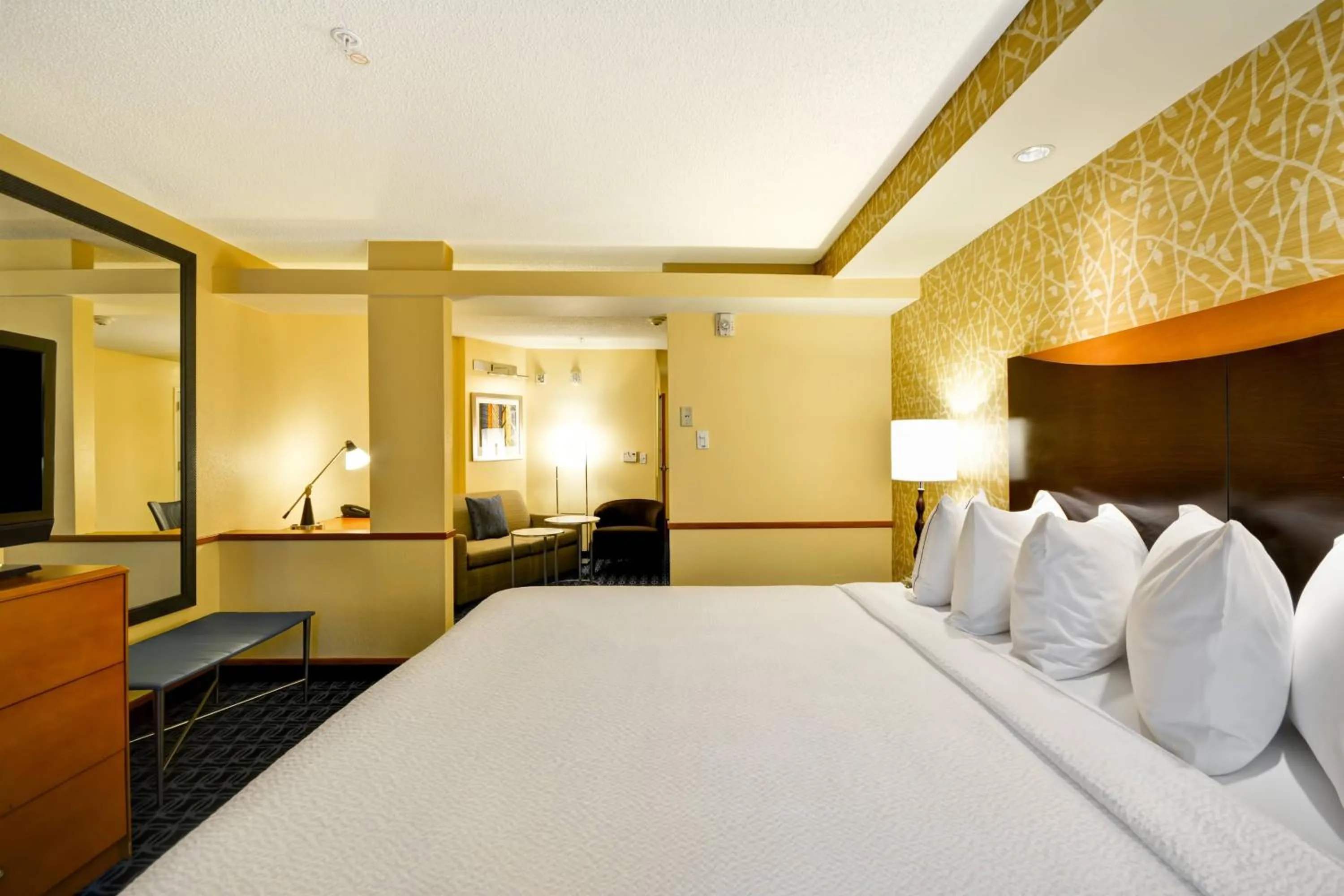 Photo of the whole room, Bed in Fairfield Inn & Suites Tampa Fairgrounds/Casino