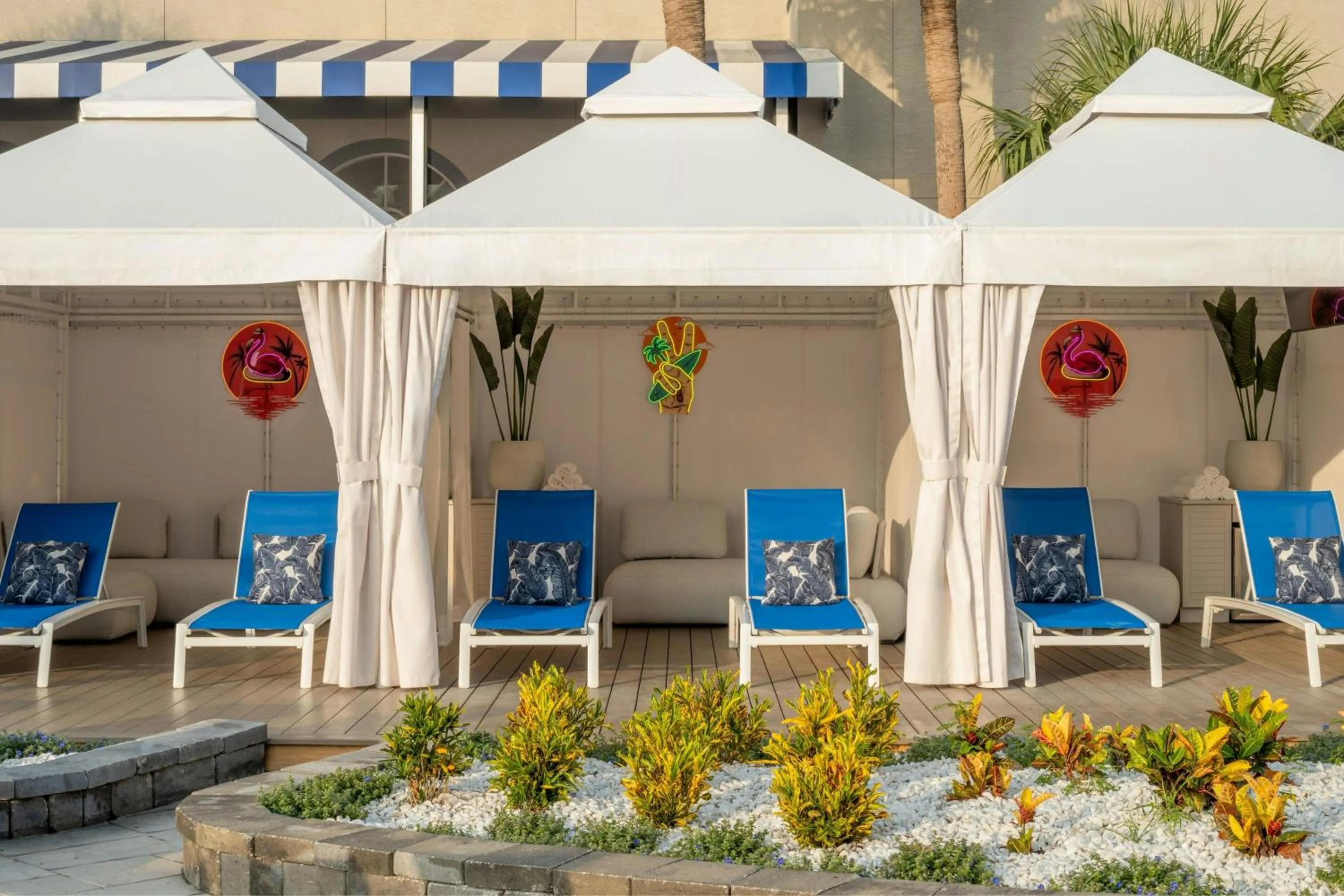 Swimming pool in Clearwater Beach Marriott Resort on Sand Key