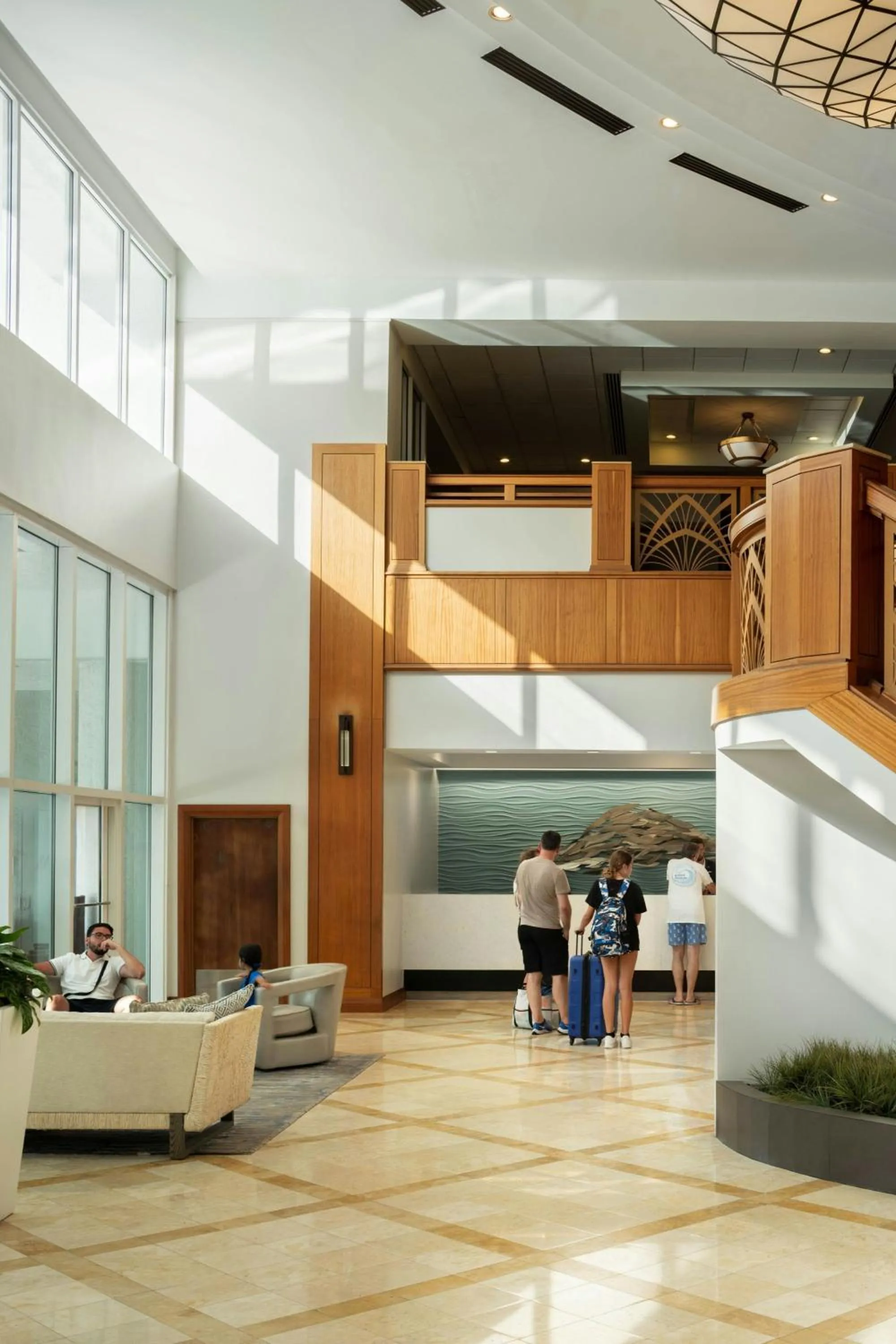 Lobby or reception in Clearwater Beach Marriott Resort on Sand Key
