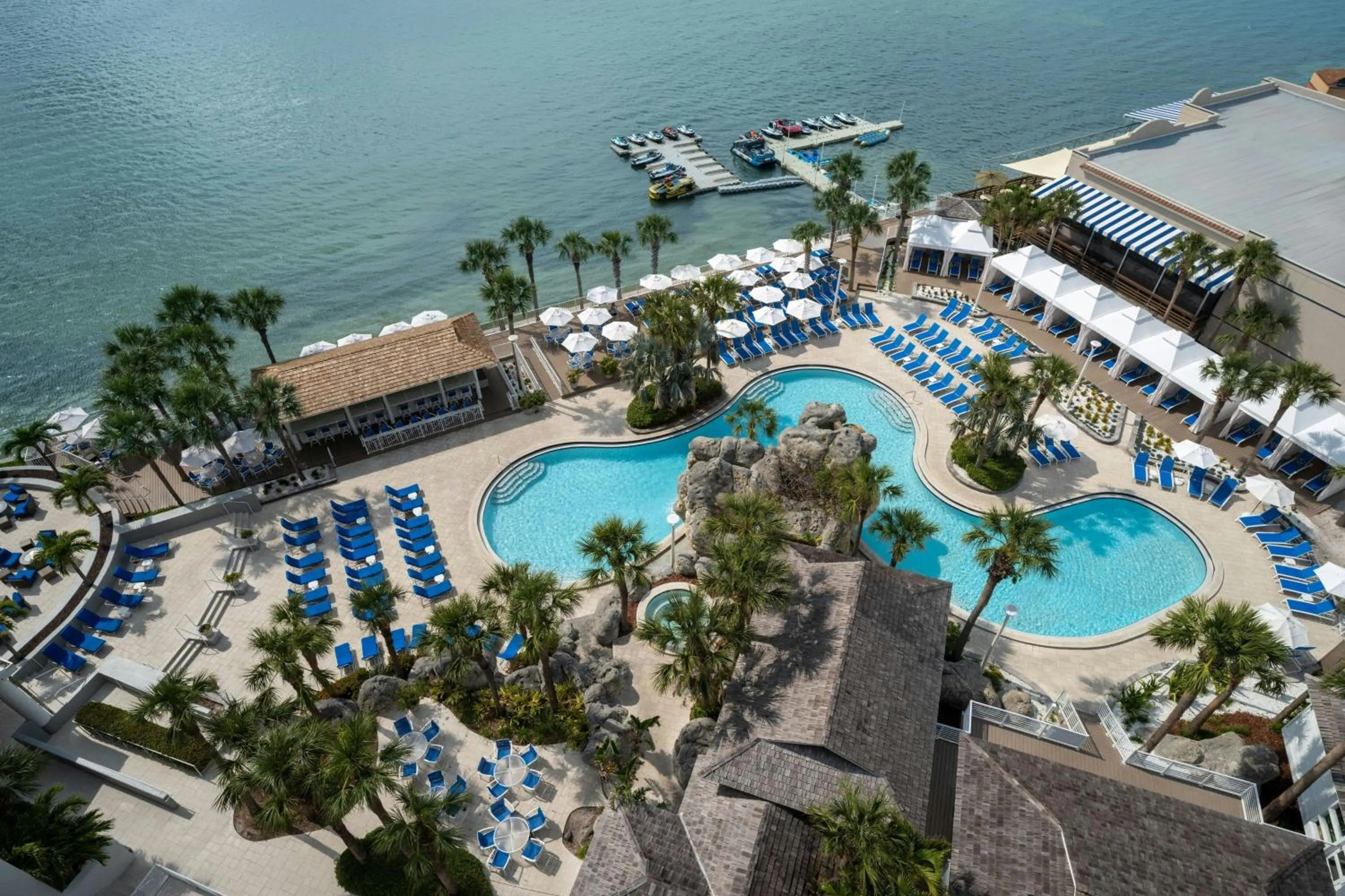 Swimming pool in Clearwater Beach Marriott Resort on Sand Key